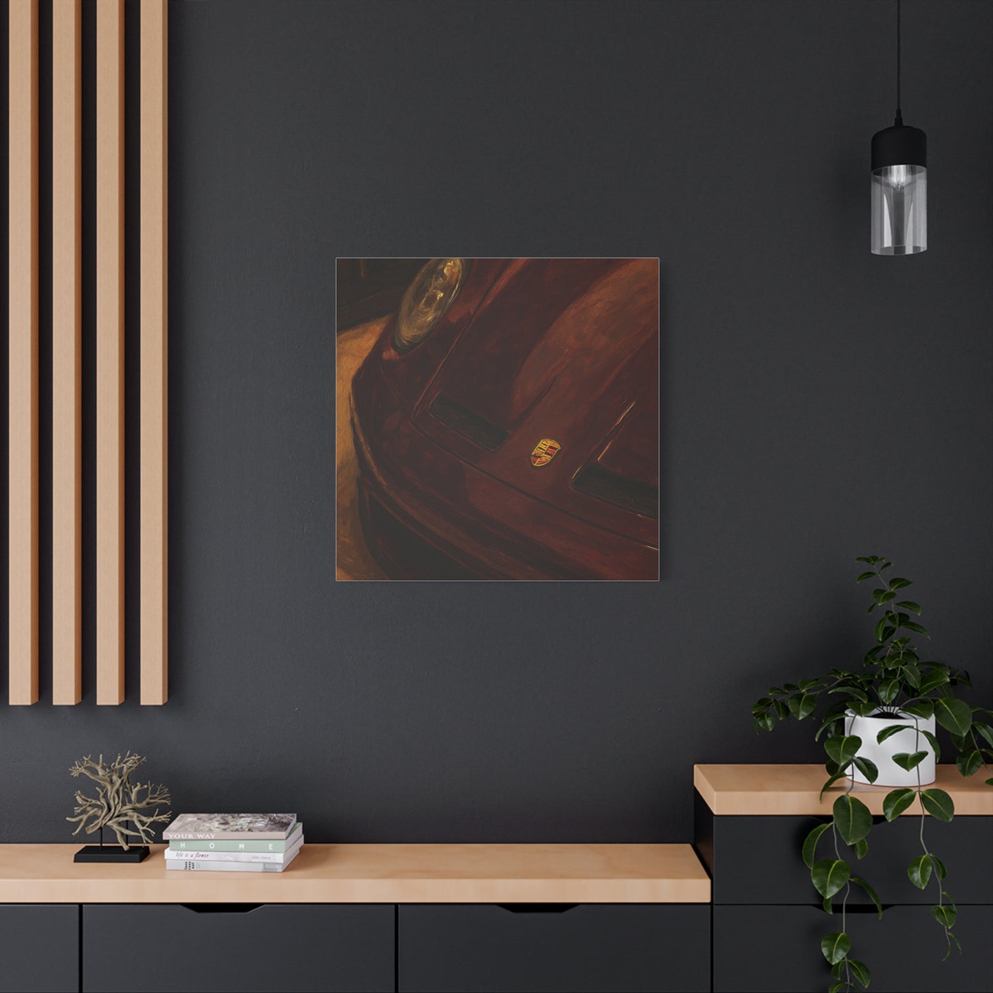 Canvas wall art — Vintage Sports Car
