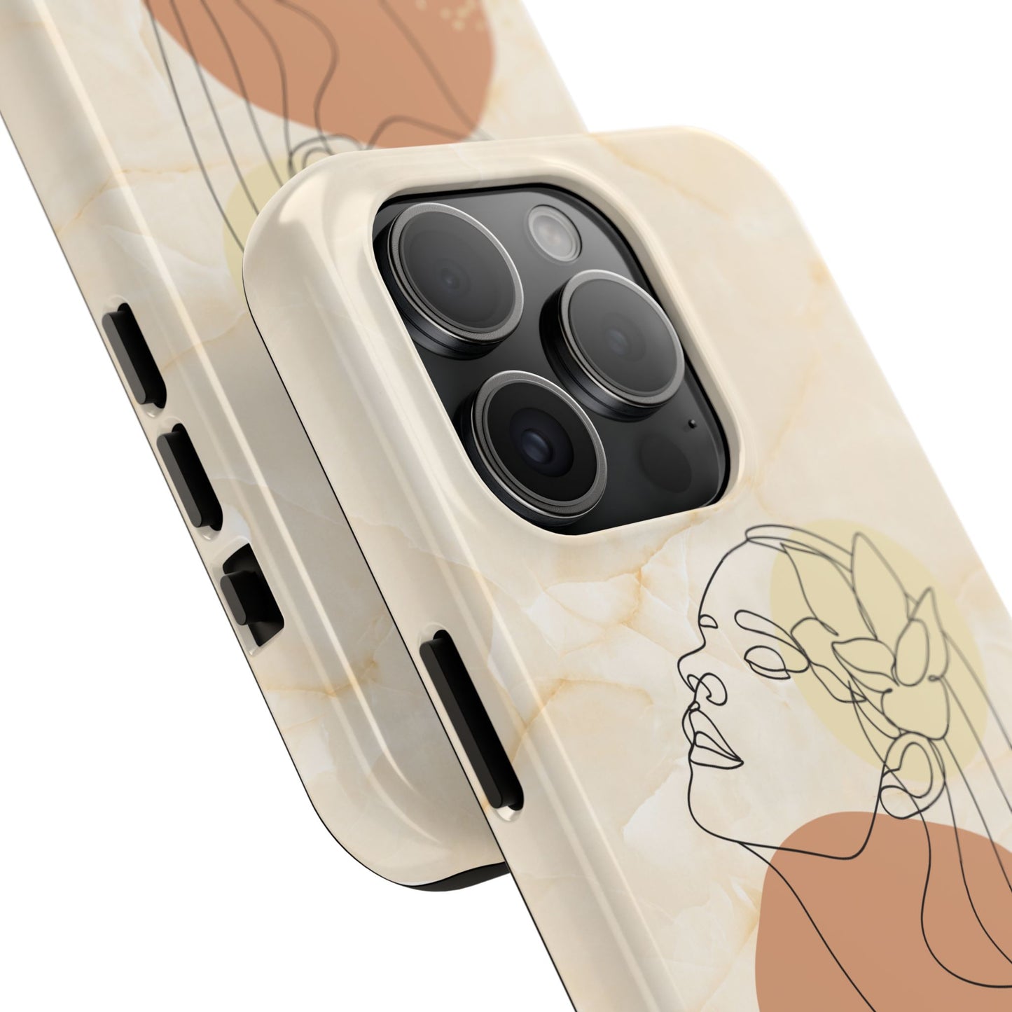 Tough Phone Case - Elegant Line Art Cover