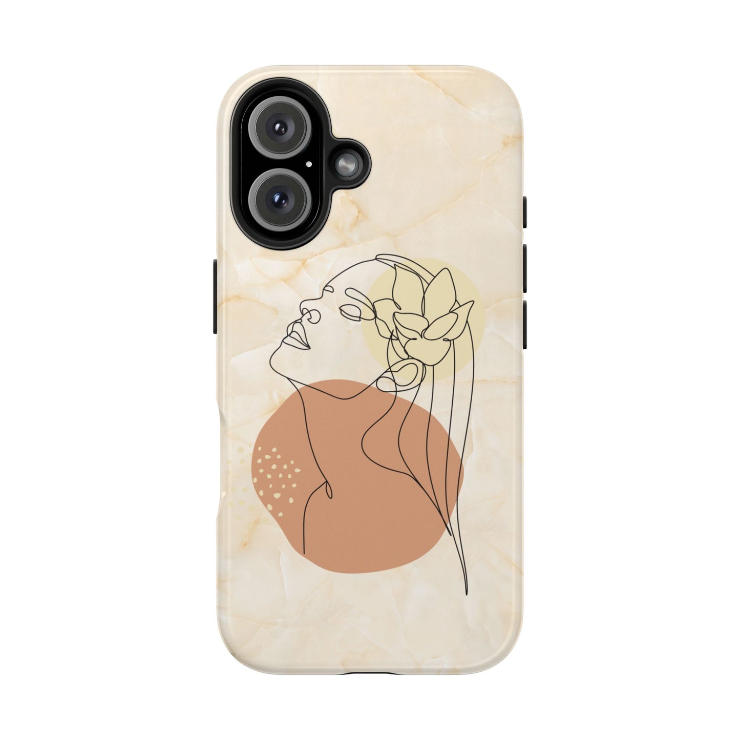 Tough Phone Case - Elegant Line Art Cover