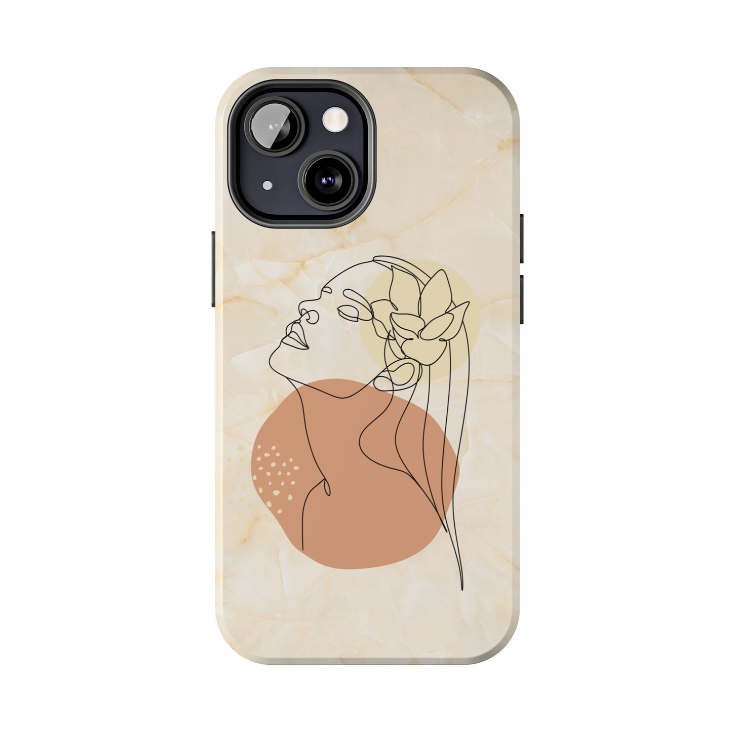 Tough Phone Case - Elegant Line Art Cover