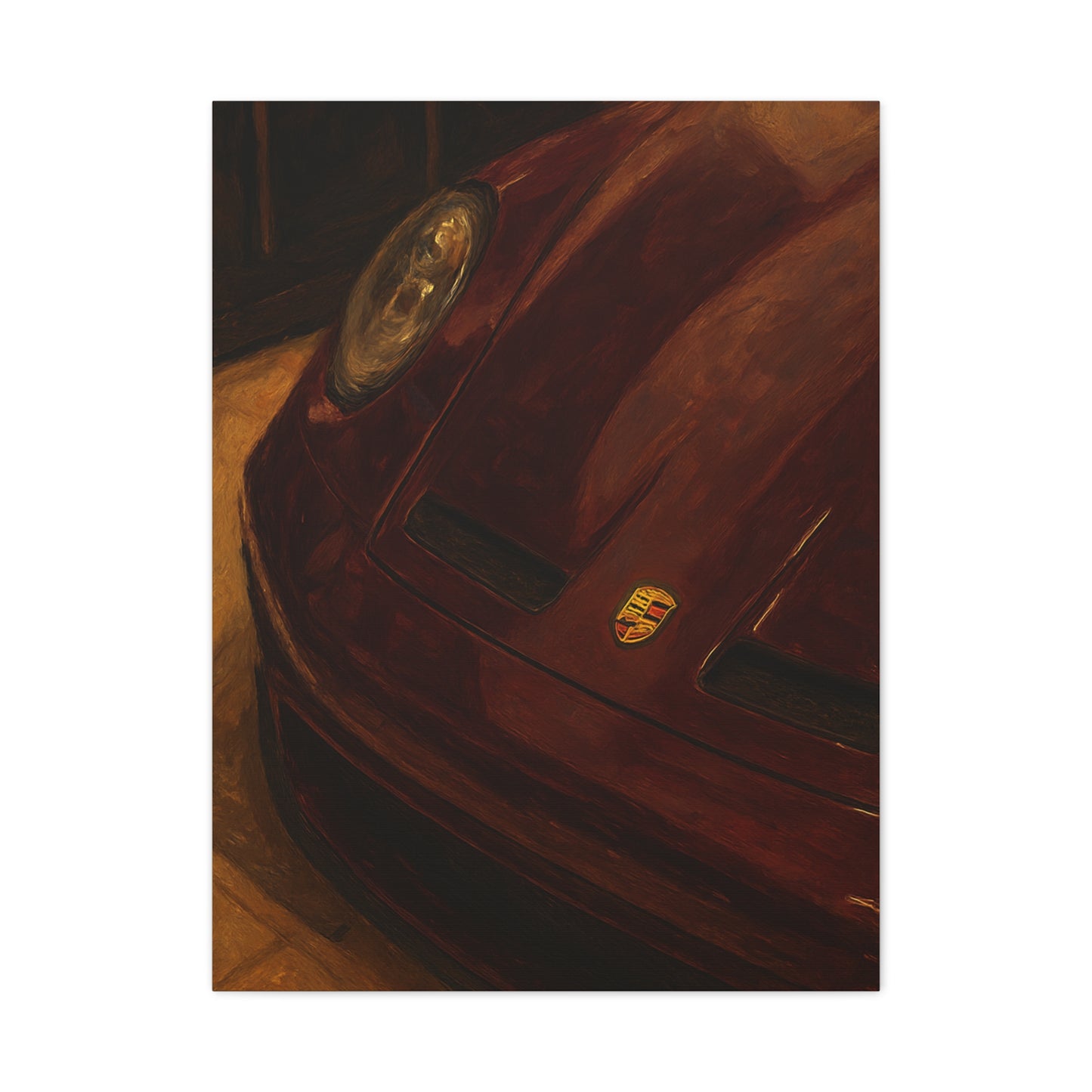 Canvas wall art — Vintage Sports Car