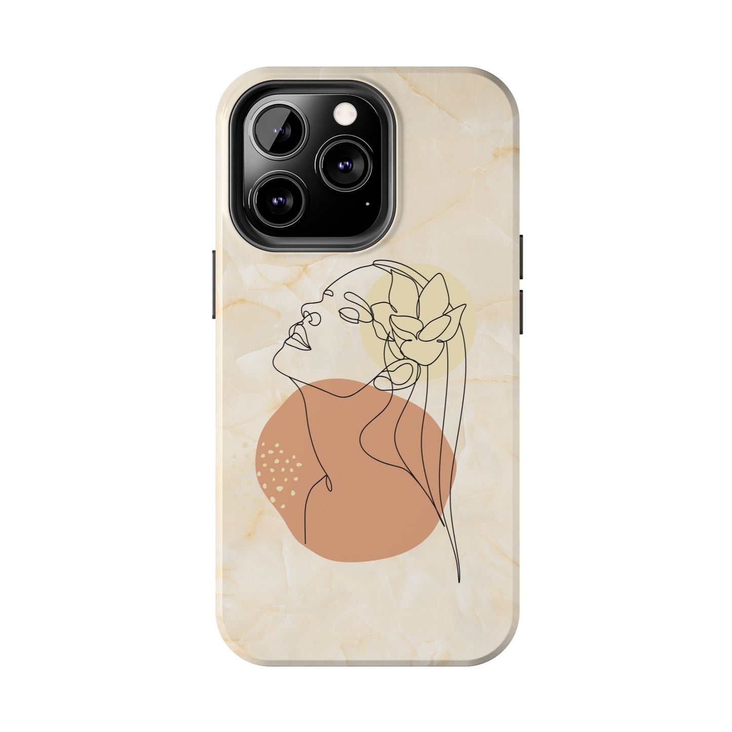 Tough Phone Case - Elegant Line Art Cover