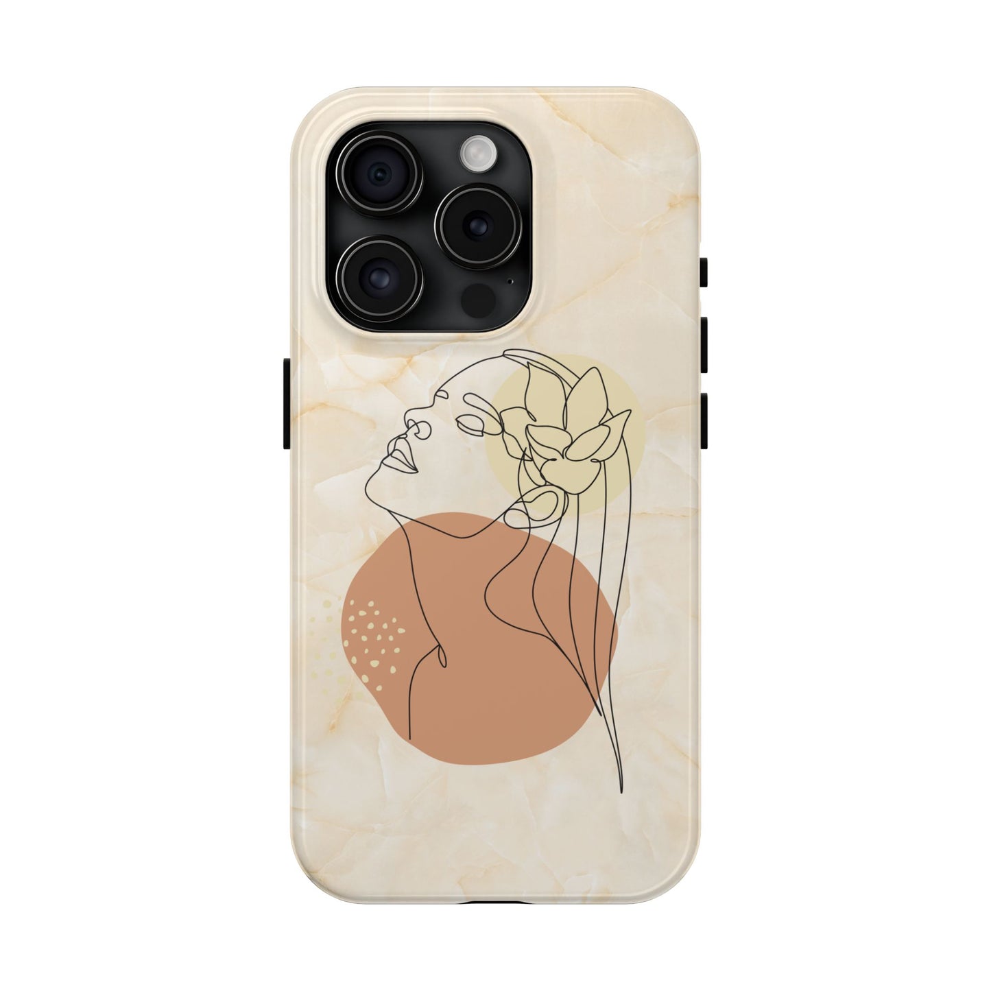 Tough Phone Case - Elegant Line Art Cover