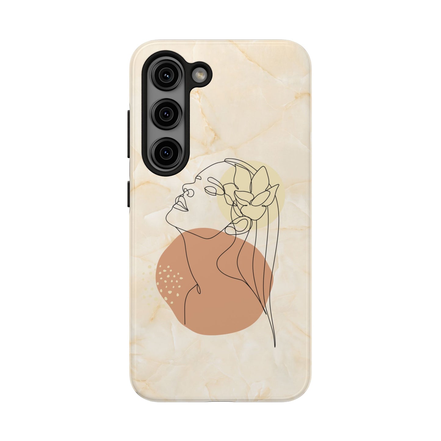 Tough Phone Case - Elegant Line Art Cover