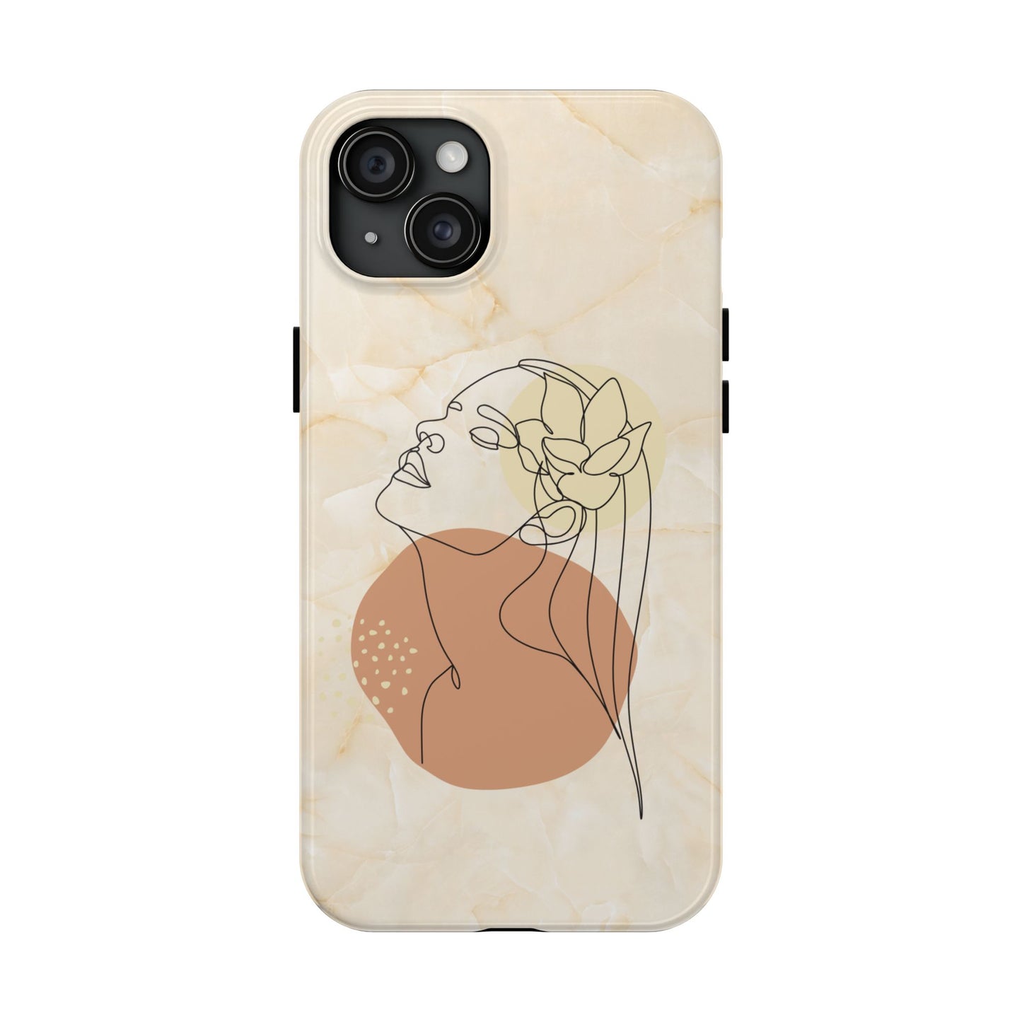 Tough Phone Case - Elegant Line Art Cover