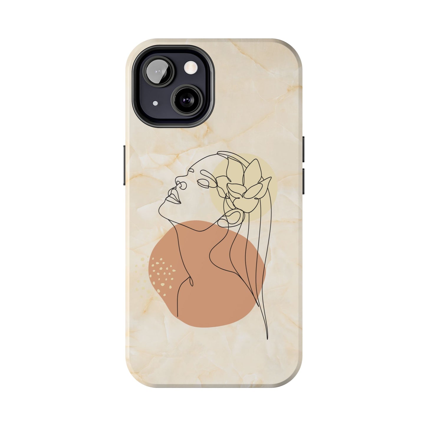 Tough Phone Case - Elegant Line Art Cover