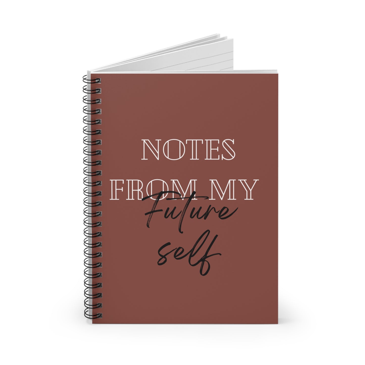 Inspirational Spiral Notebook - Notes From My Future Self, Motivational Journal, Self-Reflection Diary, Gift for Students, Personal [...]
