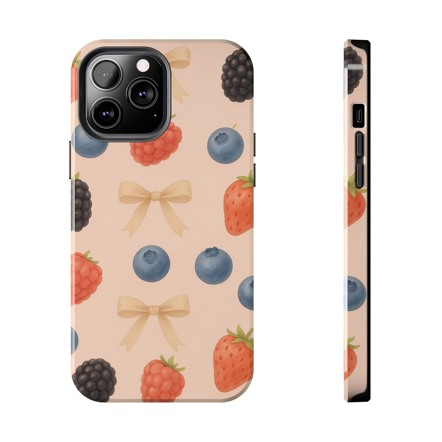 Tough Phone Cover - Berry-Themed Phone Case