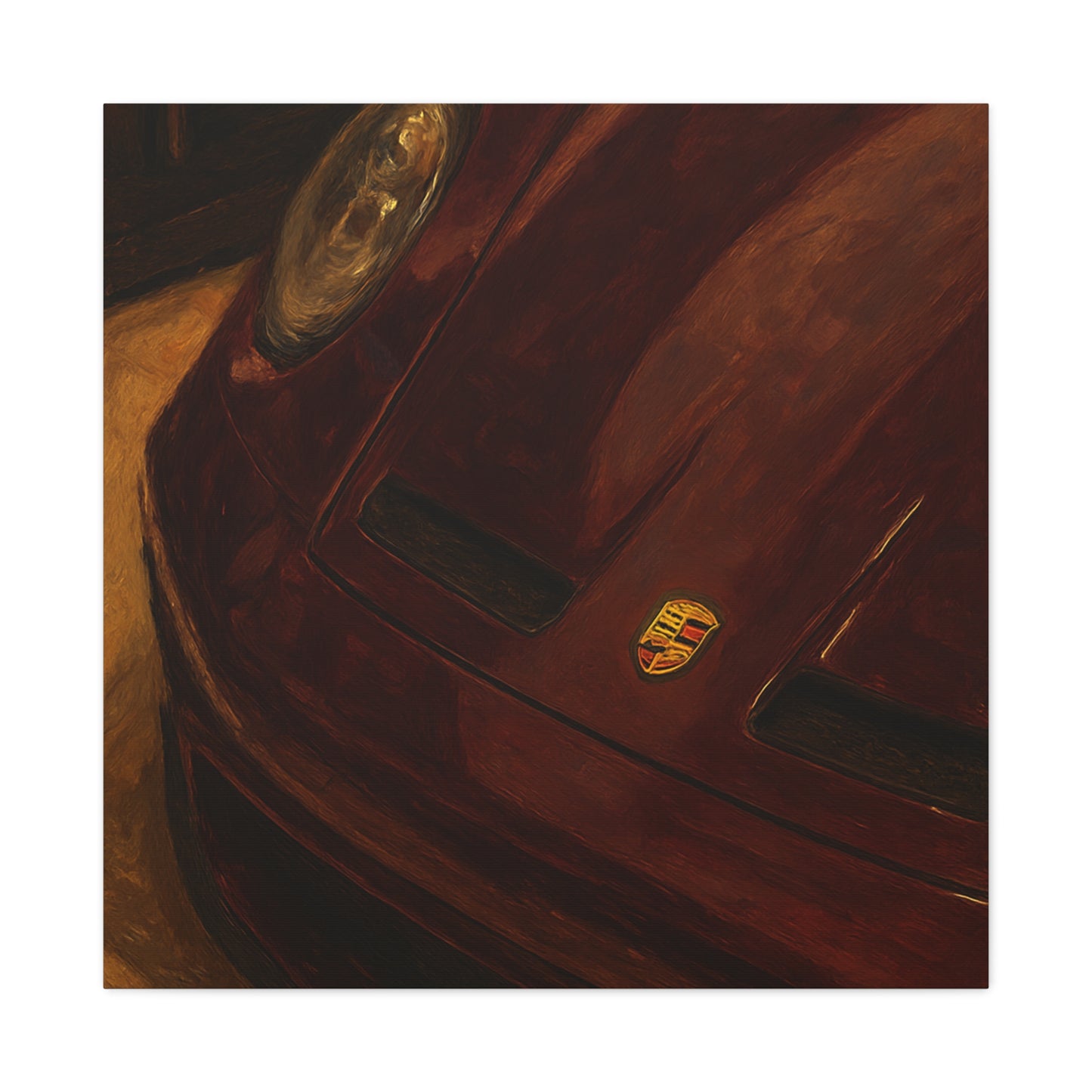 Canvas wall art — Vintage Sports Car