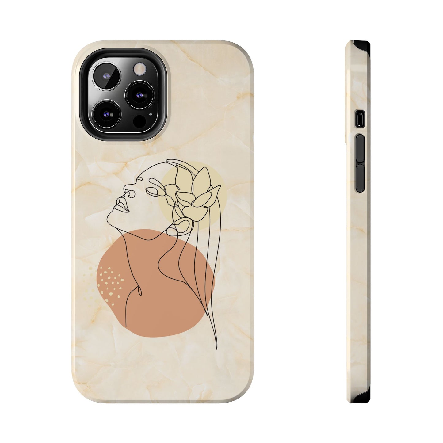 Tough Phone Case - Elegant Line Art Cover