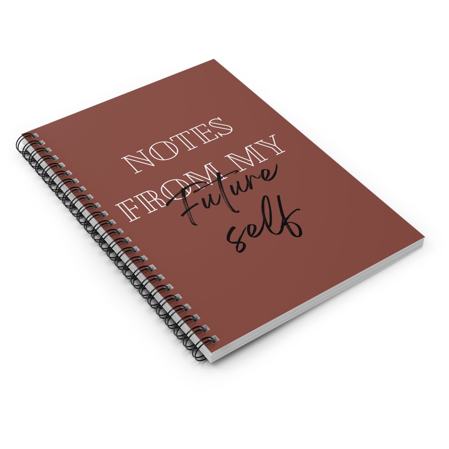Inspirational Spiral Notebook - Notes From My Future Self, Motivational Journal, Self-Reflection Diary, Gift for Students, Personal [...]