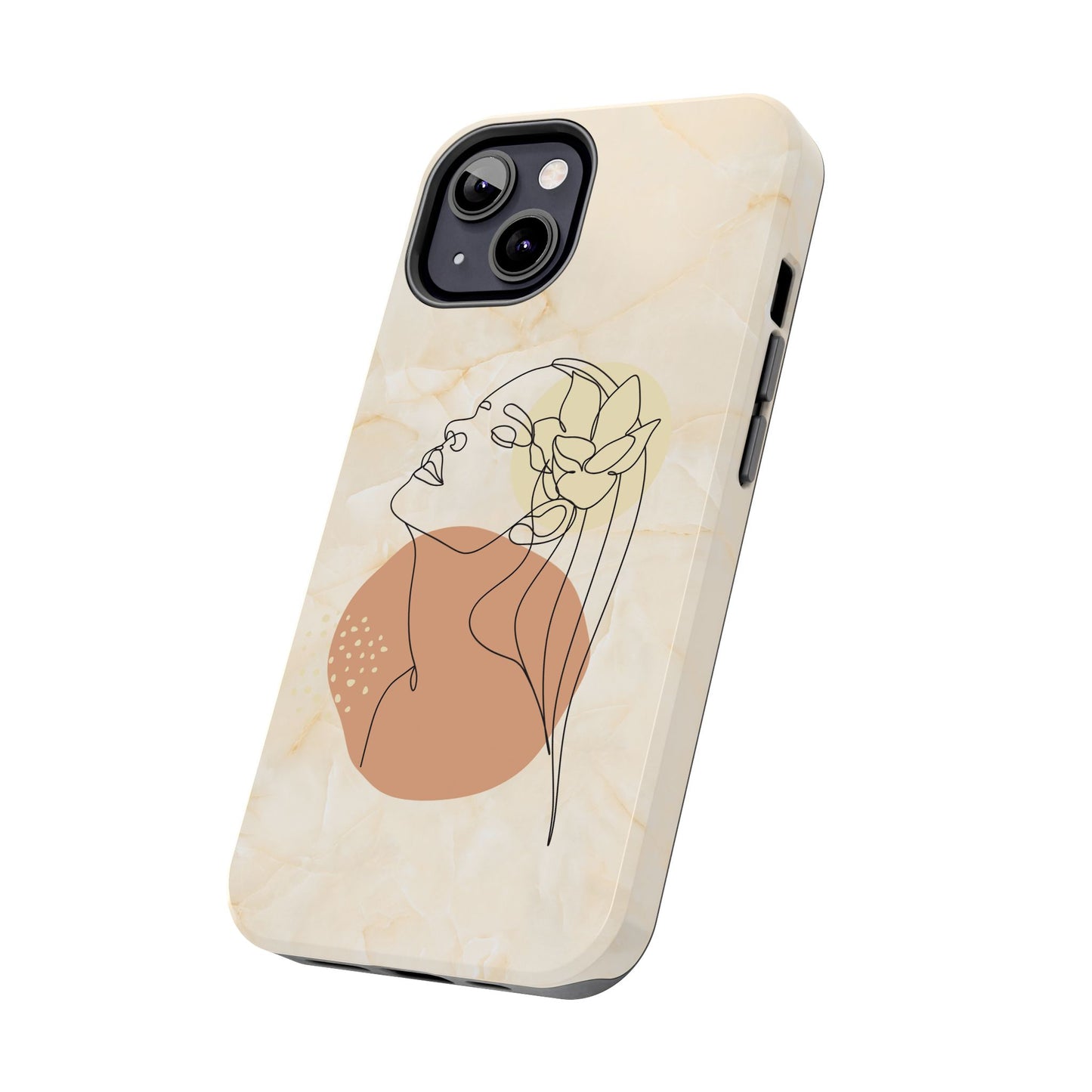 Tough Phone Case - Elegant Line Art Cover