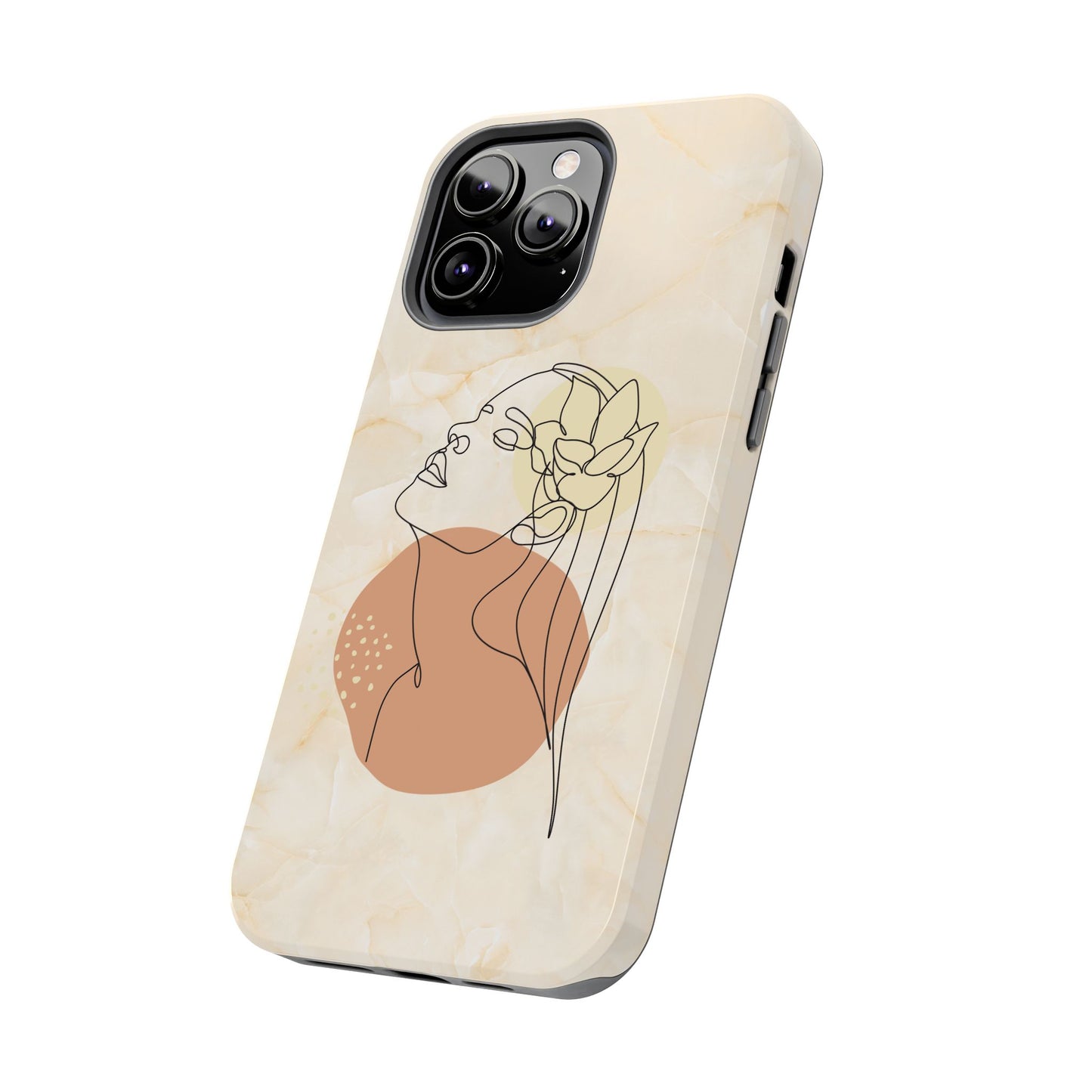Tough Phone Case - Elegant Line Art Cover
