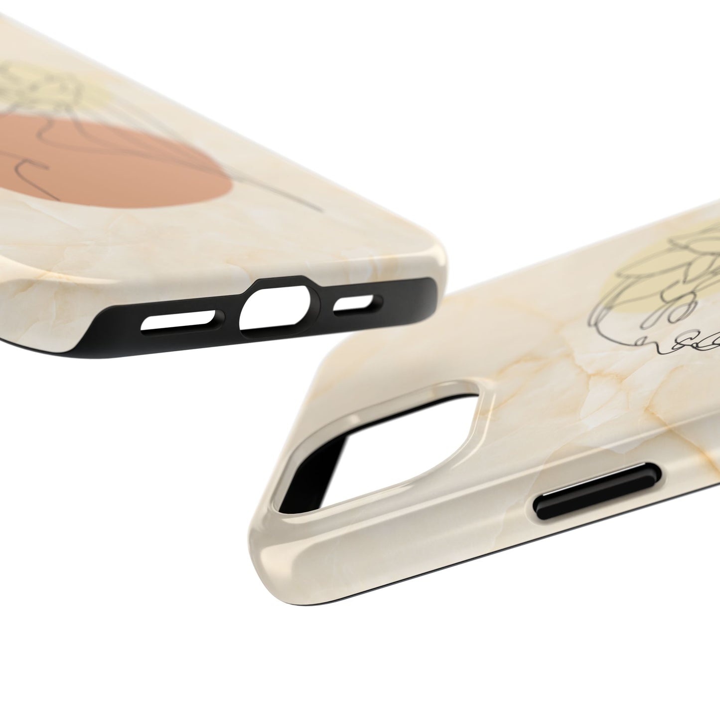 Tough Phone Case - Elegant Line Art Cover