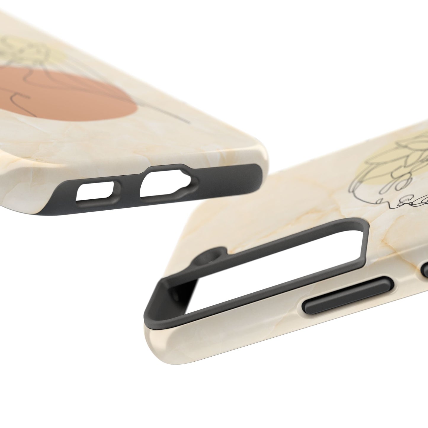 Tough Phone Case - Elegant Line Art Cover