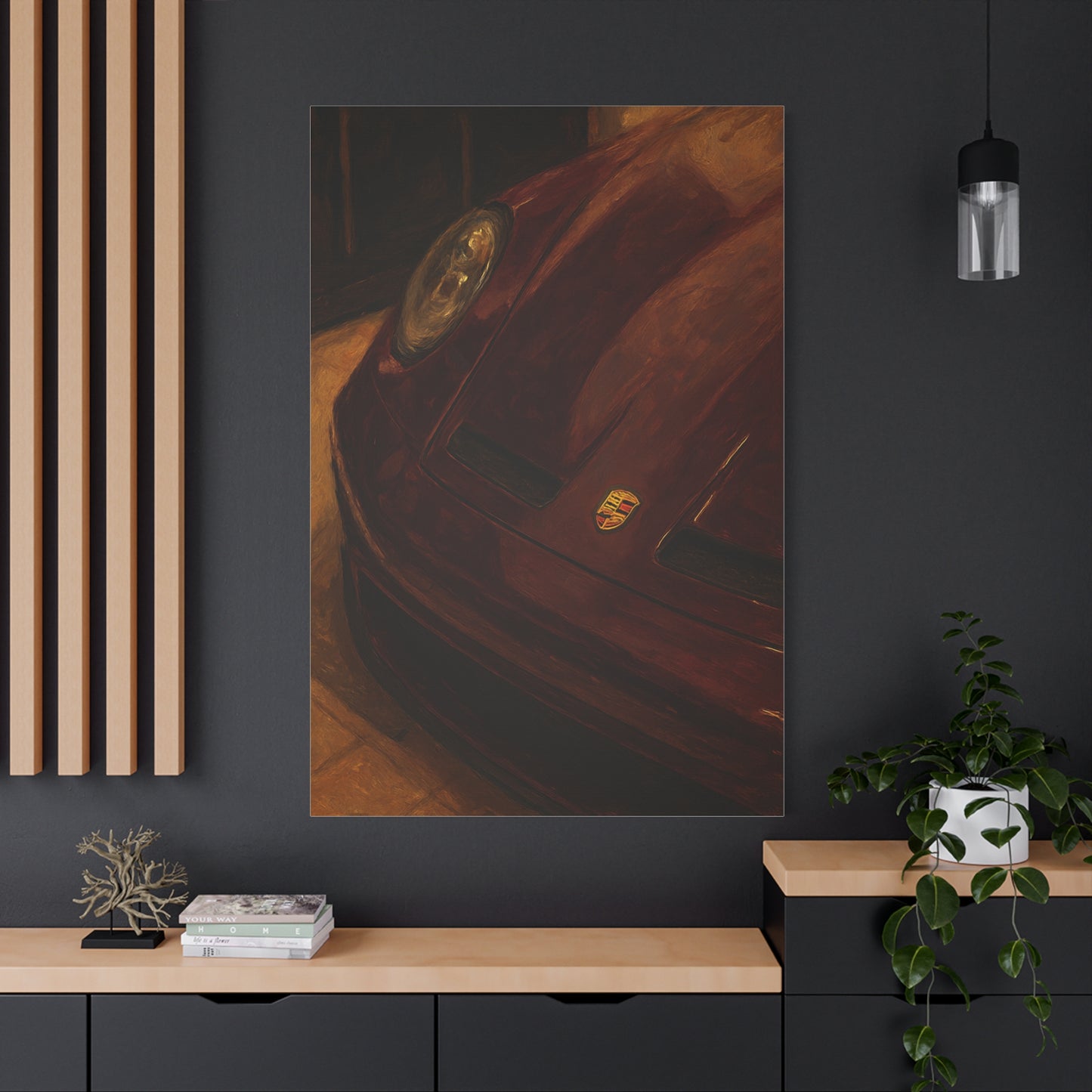 Canvas wall art — Vintage Sports Car