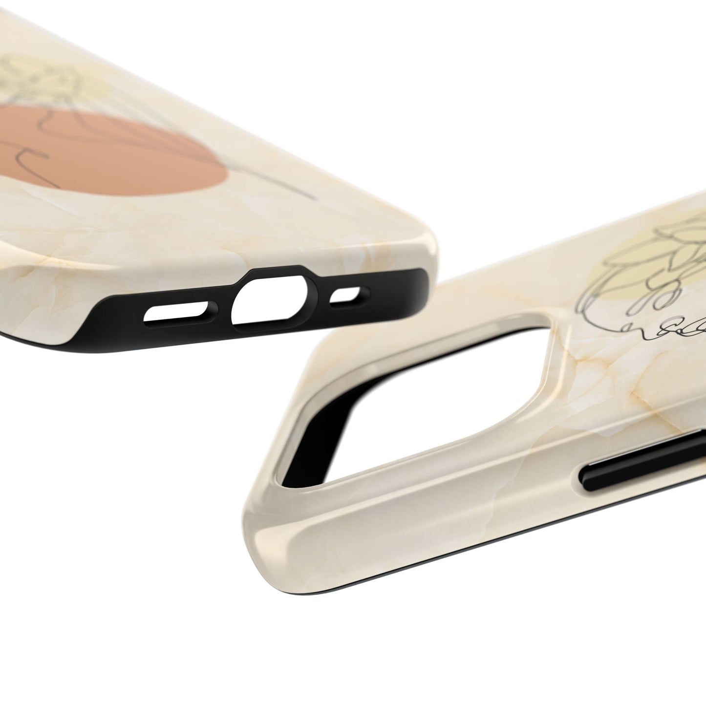 Tough Phone Case - Elegant Line Art Cover