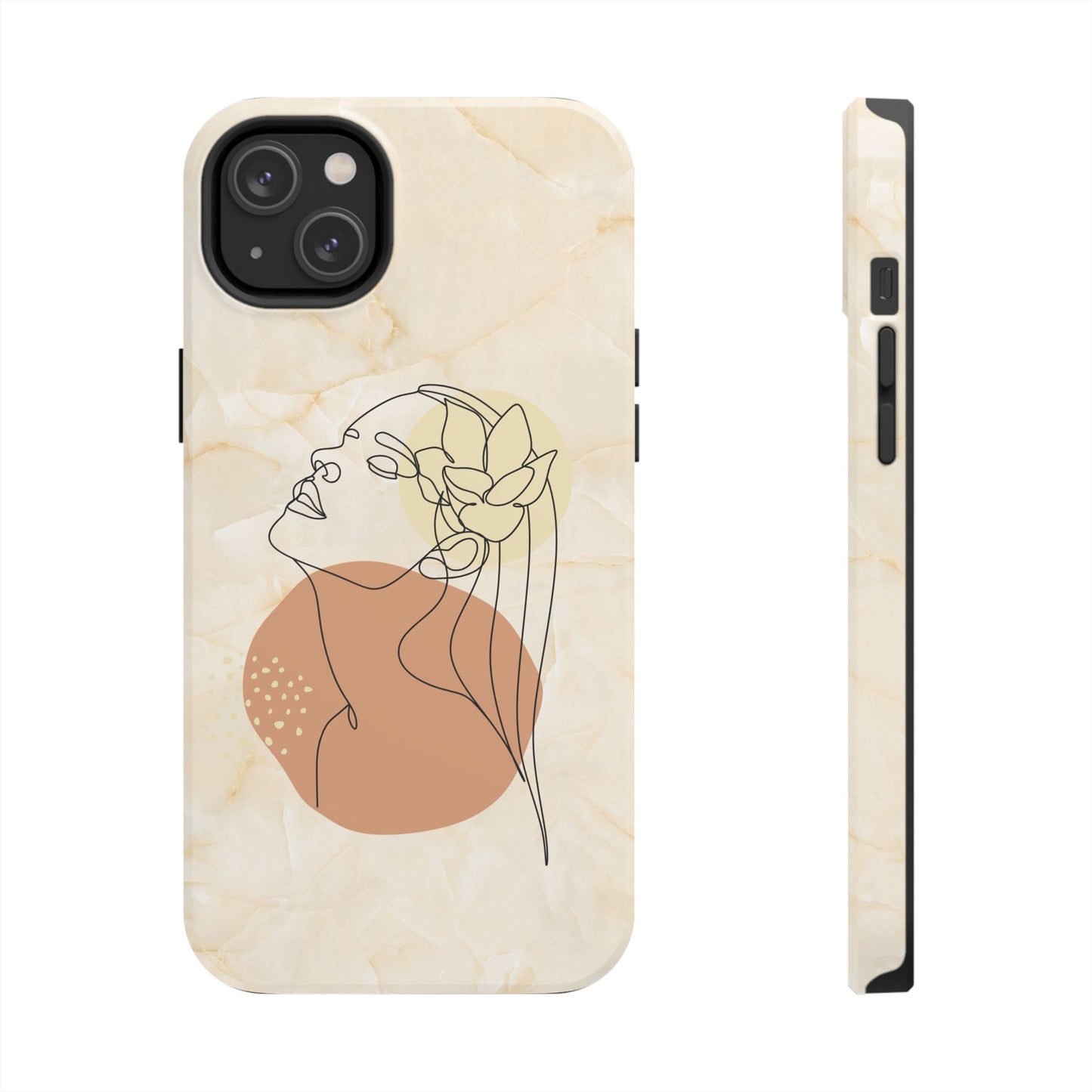 Tough Phone Case - Elegant Line Art Cover