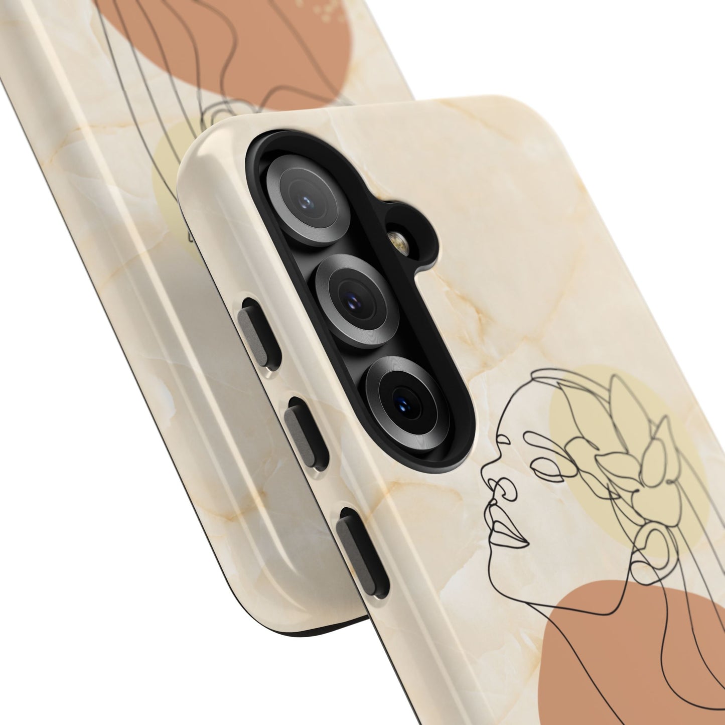 Tough Phone Case - Elegant Line Art Cover