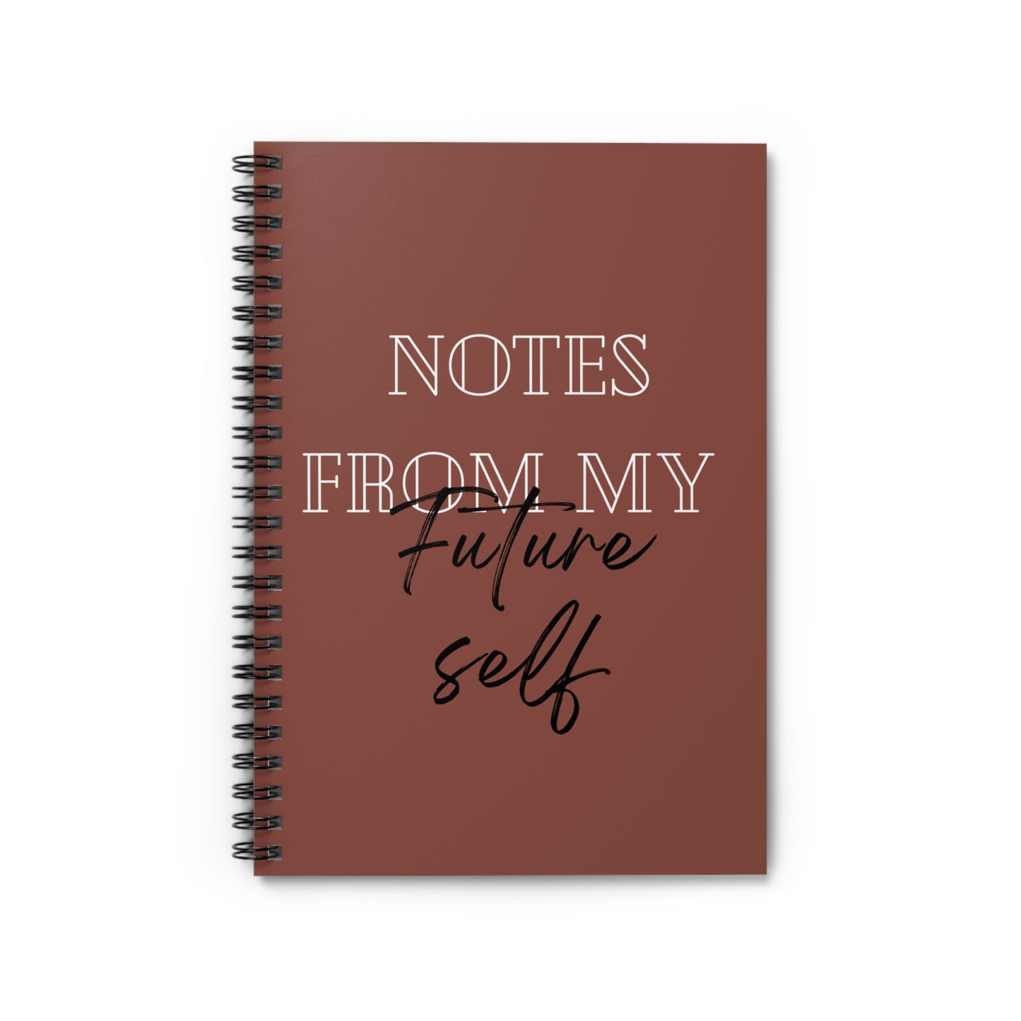 Inspirational Spiral Notebook - Notes From My Future Self, Motivational Journal, Self-Reflection Diary, Gift for Students, Personal [...]