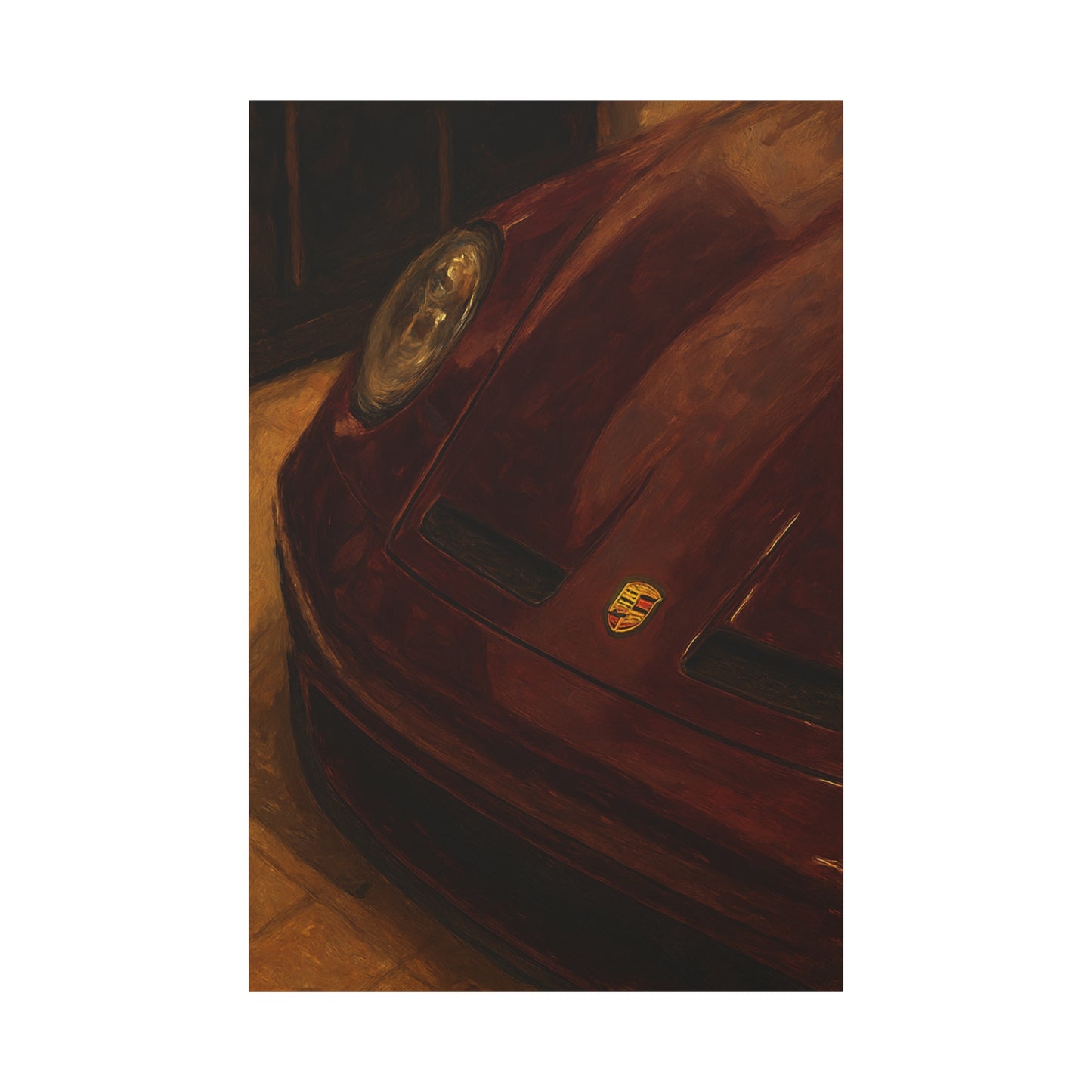 Canvas wall art — Vintage Sports Car