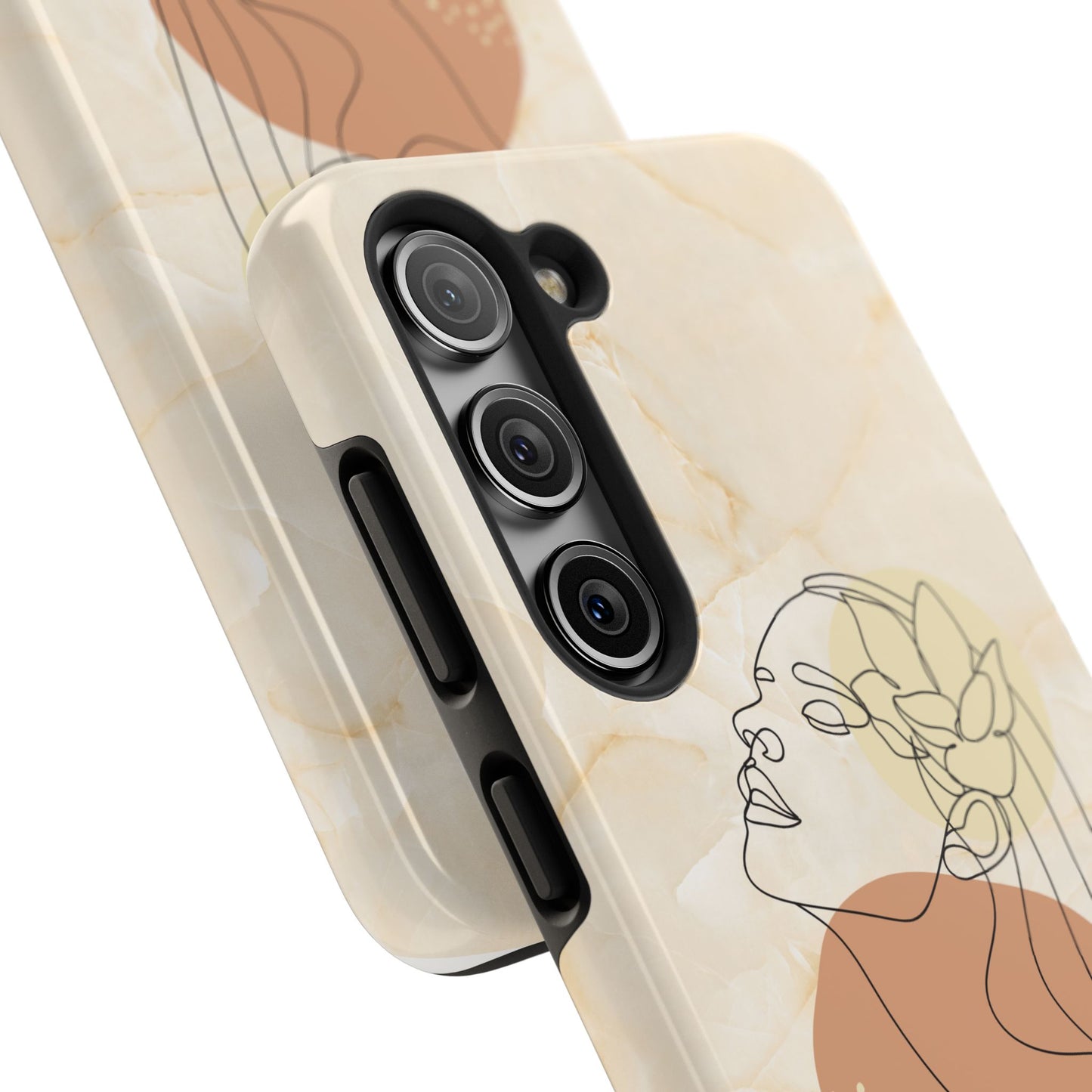 Tough Phone Case - Elegant Line Art Cover