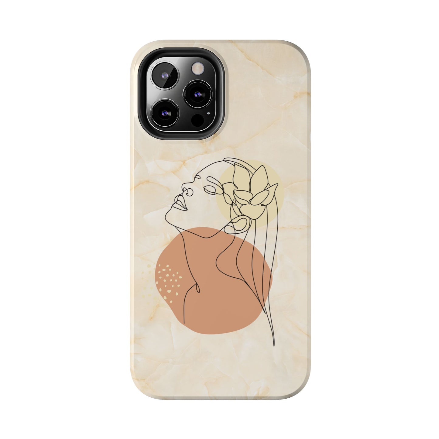 Tough Phone Case - Elegant Line Art Cover