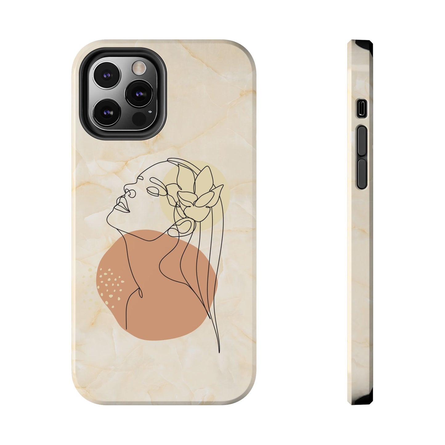 Tough Phone Case - Elegant Line Art Cover