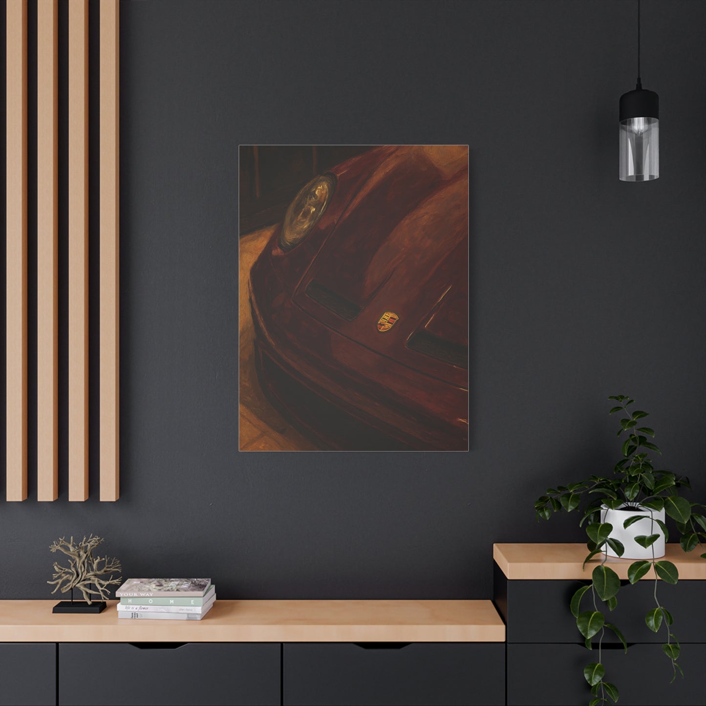 Canvas wall art — Vintage Sports Car
