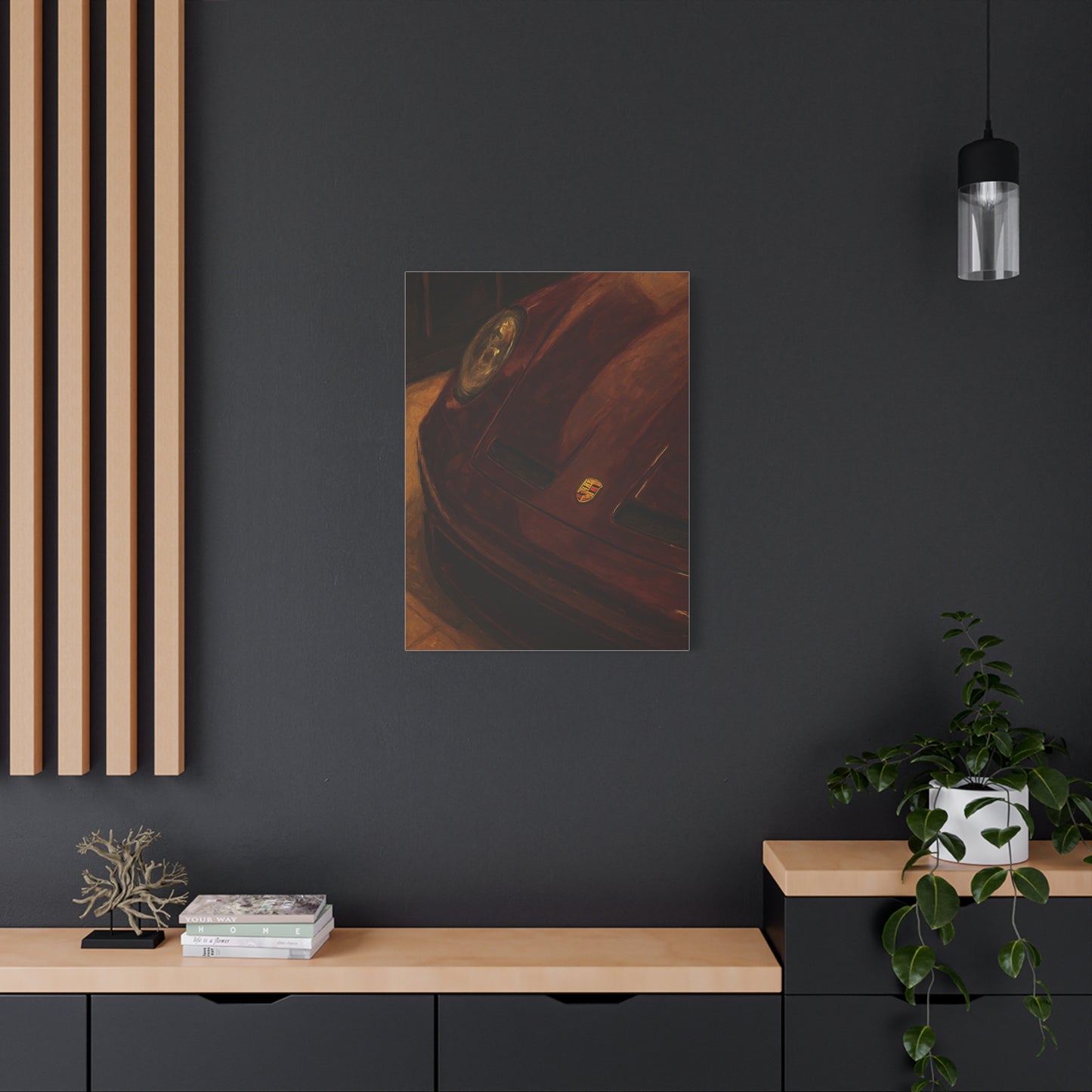 Canvas wall art — Vintage Sports Car