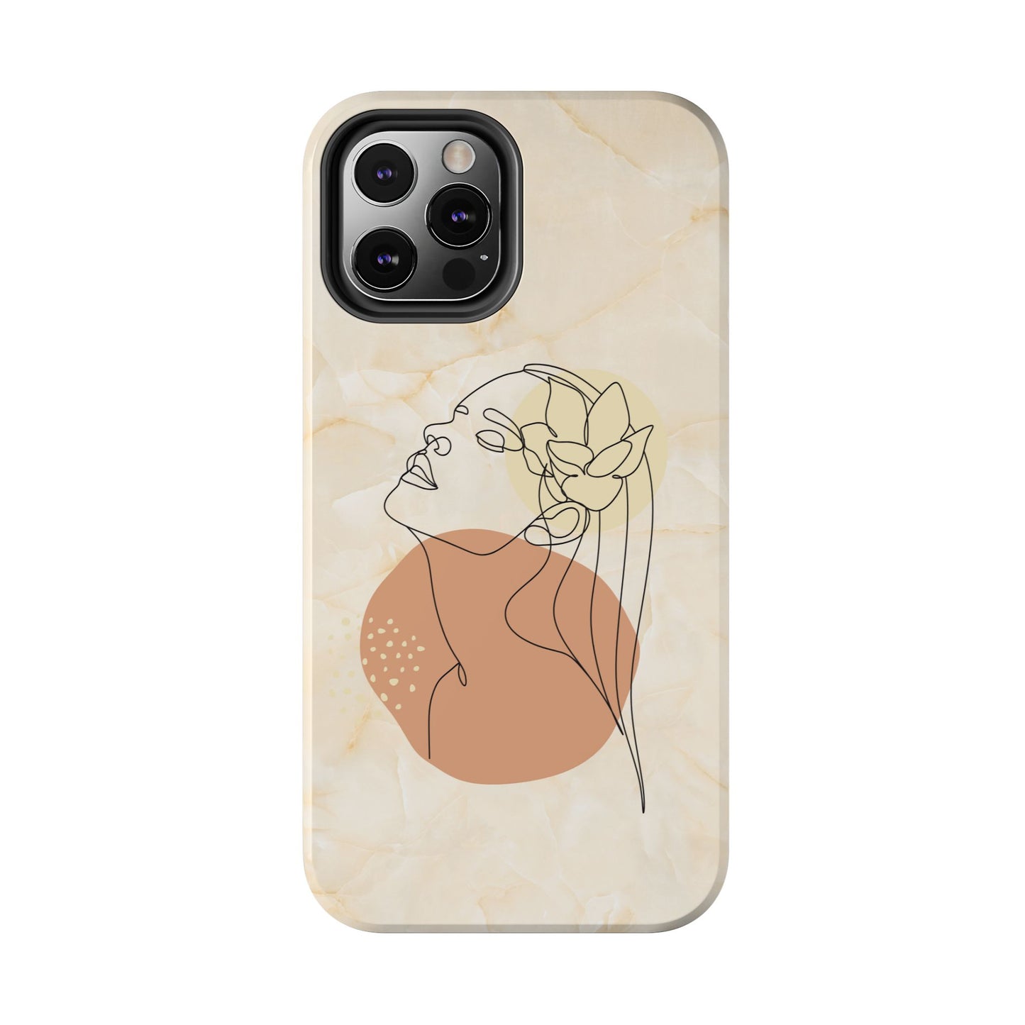 Tough Phone Case - Elegant Line Art Cover