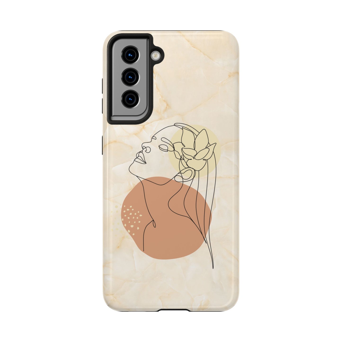 Tough Phone Case - Elegant Line Art Cover