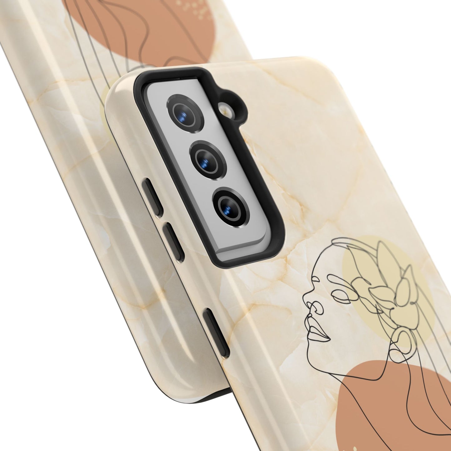 Tough Phone Case - Elegant Line Art Cover