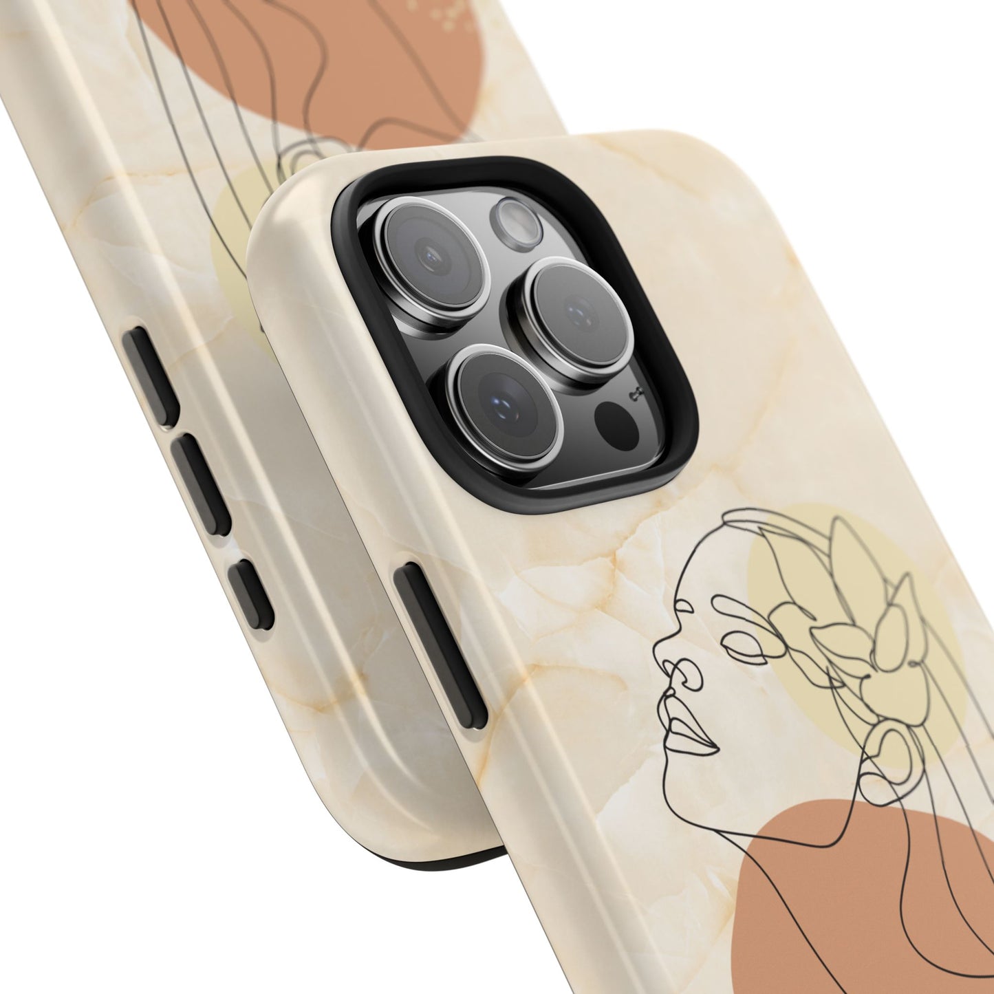 Tough Phone Case - Elegant Line Art Cover