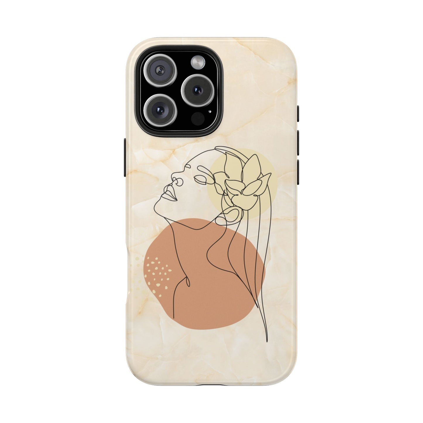 Tough Phone Case - Elegant Line Art Cover