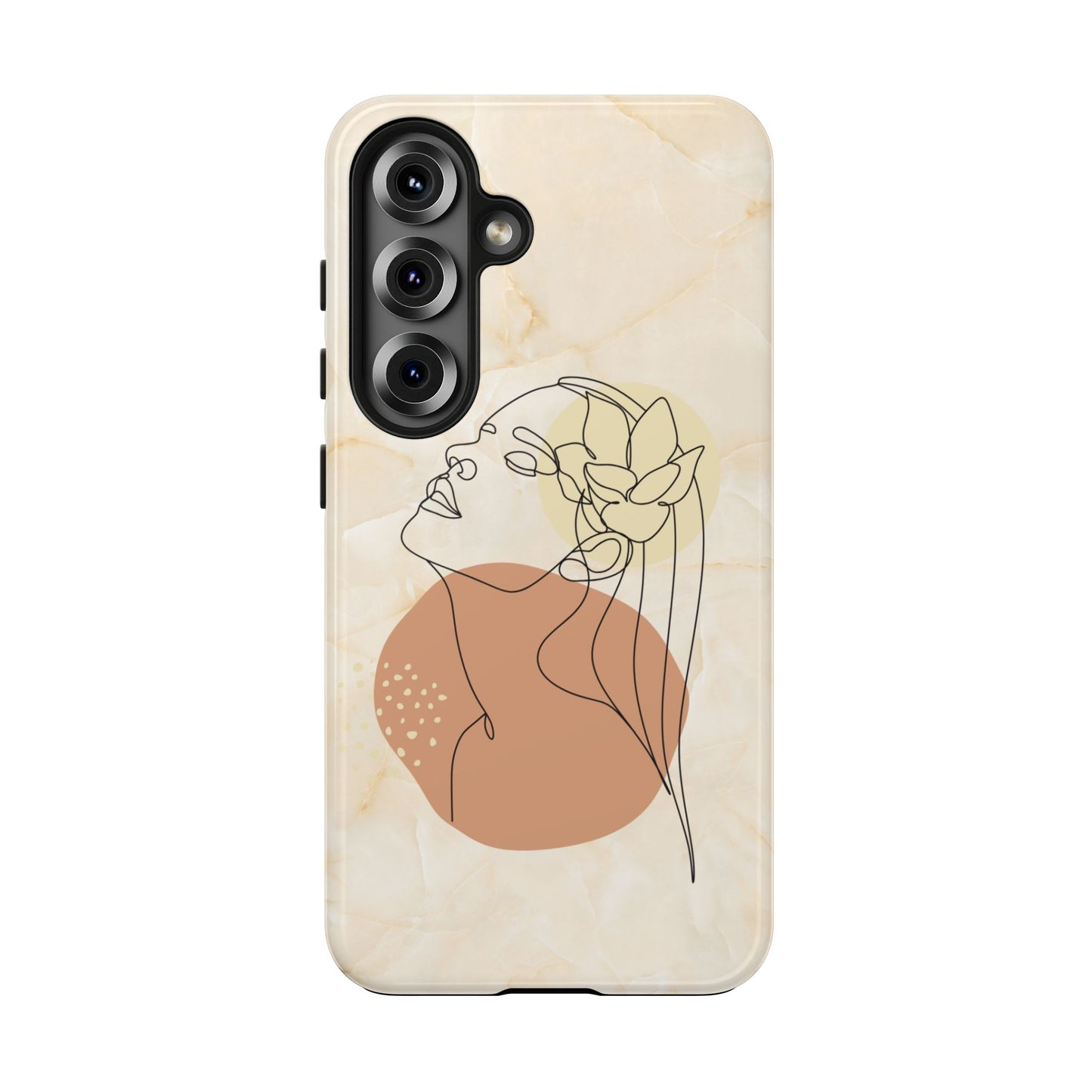 Tough Phone Case - Elegant Line Art Cover