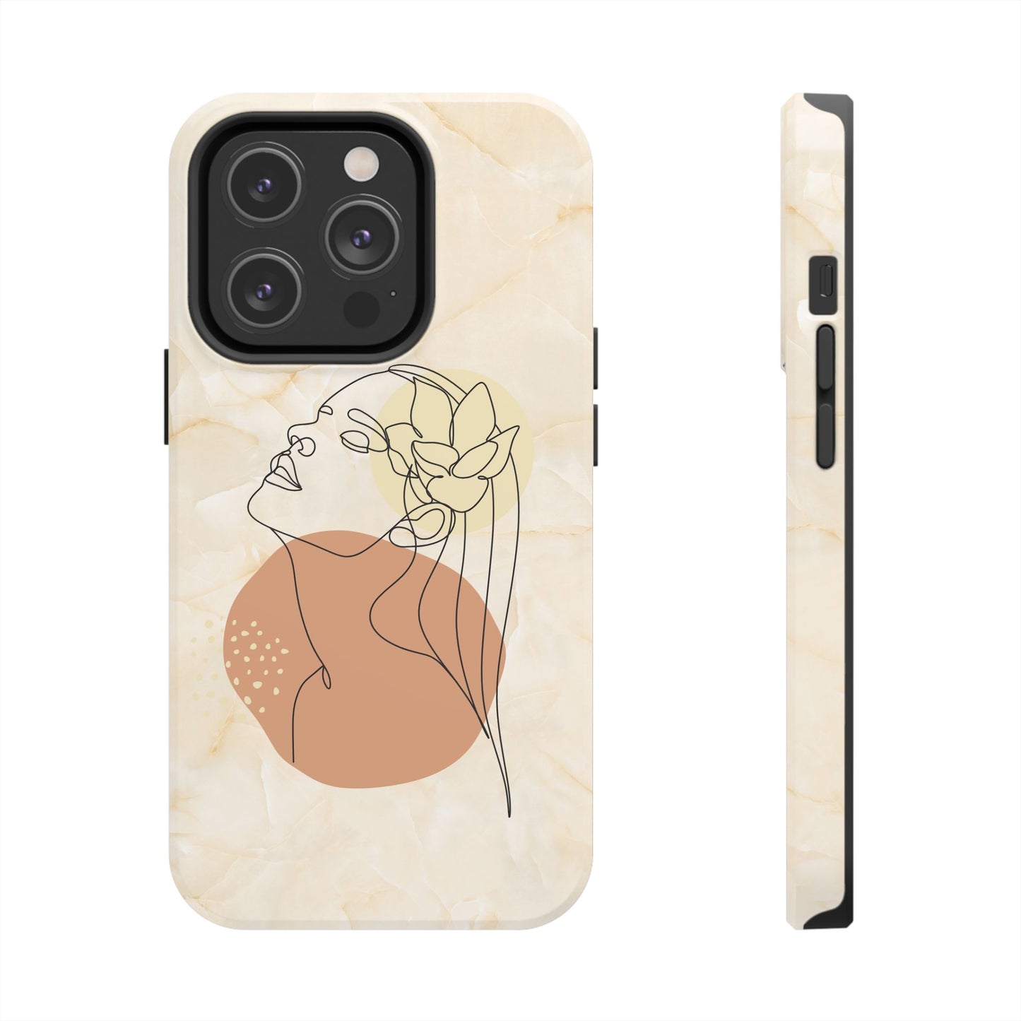 Tough Phone Case - Elegant Line Art Cover