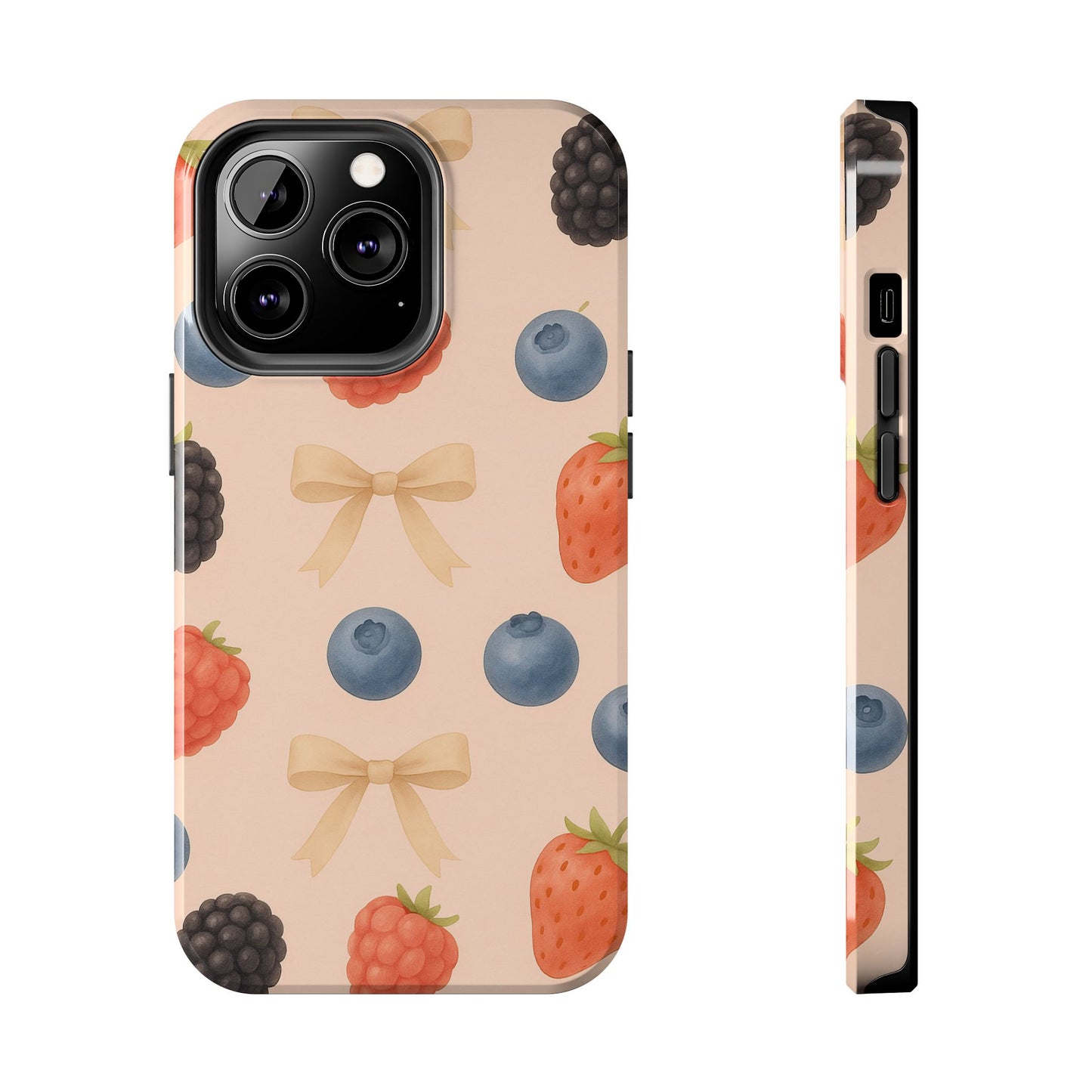 Tough Phone Cover - Berry-Themed Phone Case