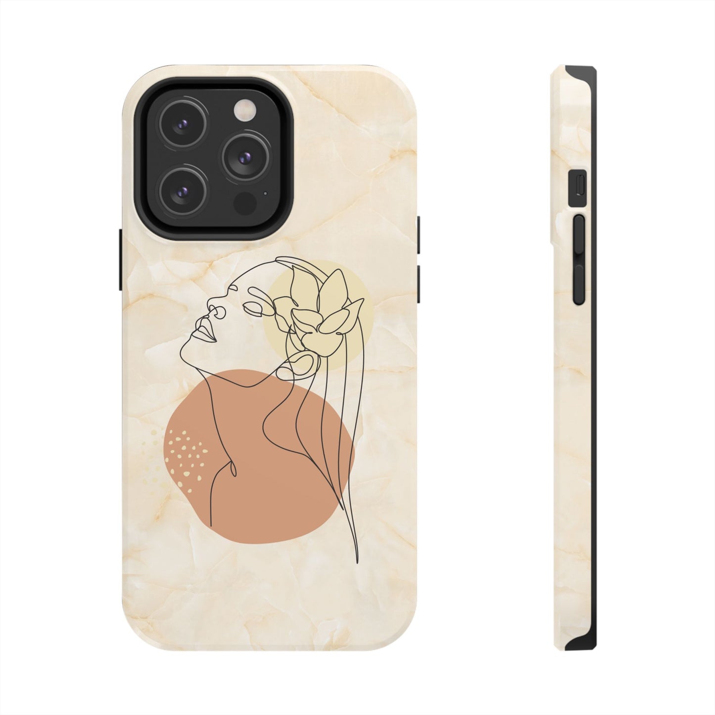 Tough Phone Case - Elegant Line Art Cover
