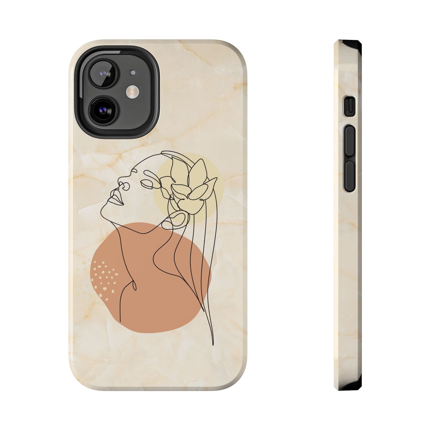 Tough Phone Case - Elegant Line Art Cover