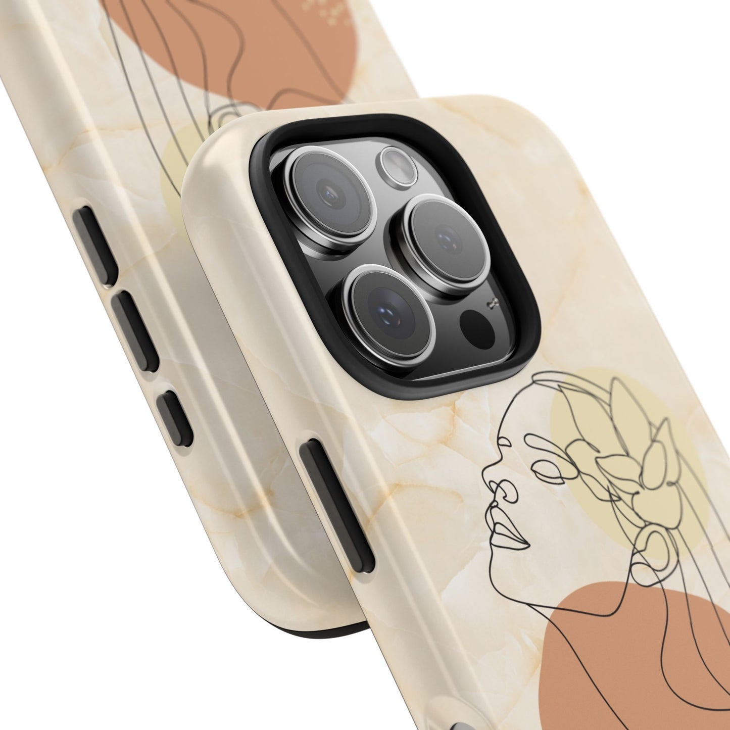 Tough Phone Case - Elegant Line Art Cover