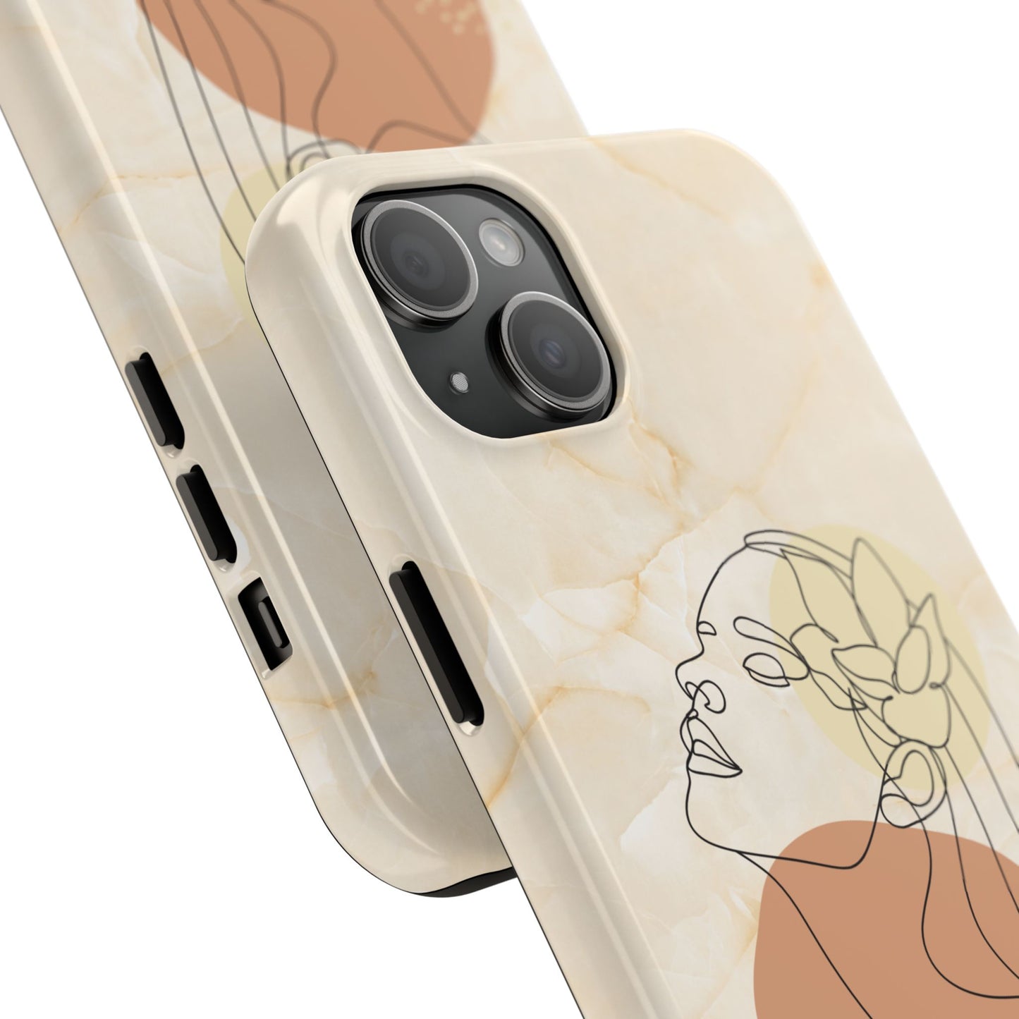 Tough Phone Case - Elegant Line Art Cover