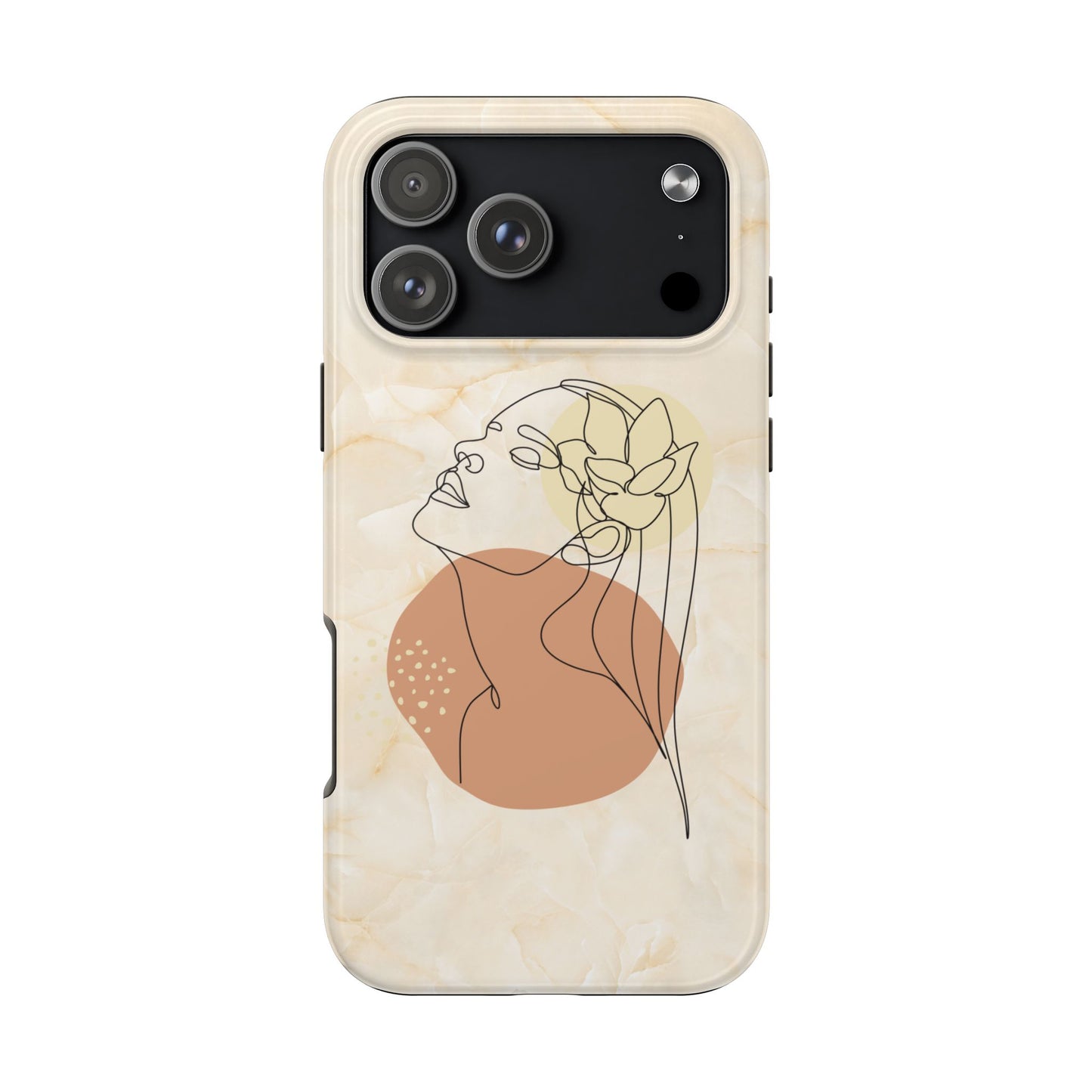 Tough Phone Case - Elegant Line Art Cover