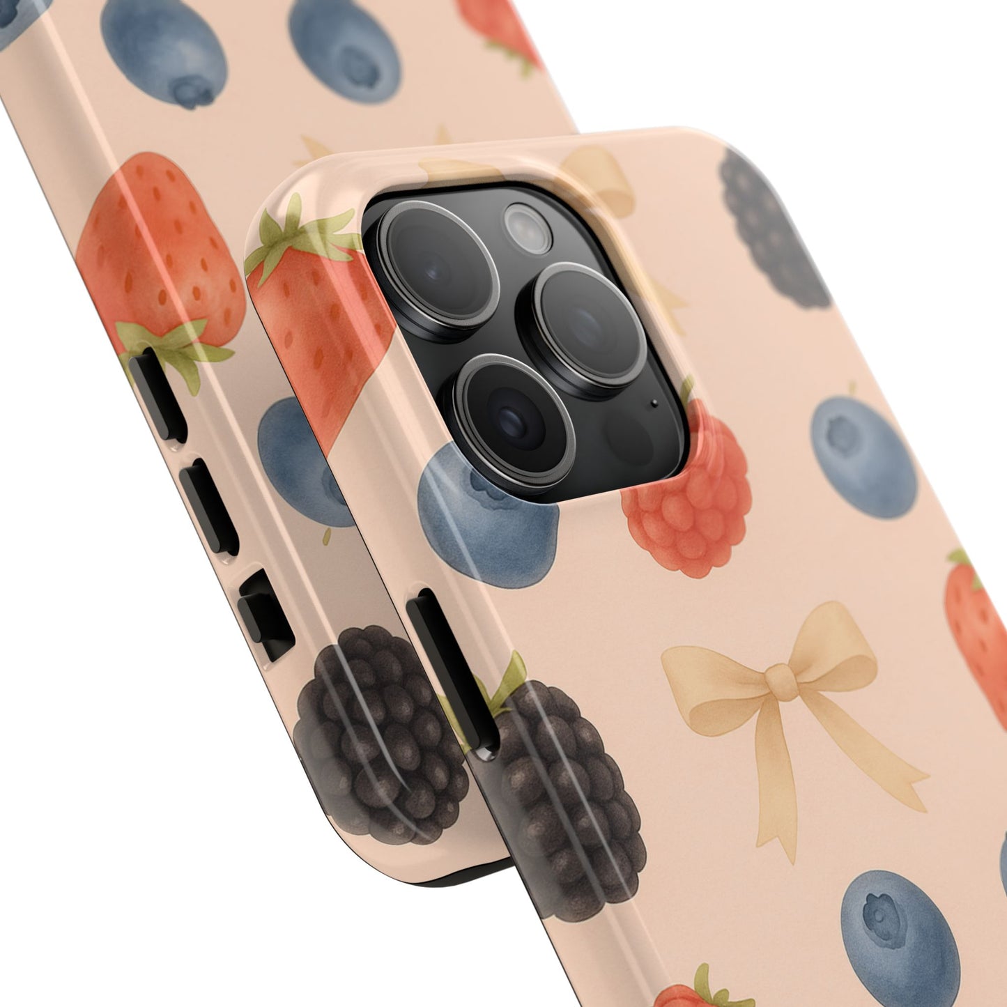 Tough Phone Cover - Berry-Themed Phone Case