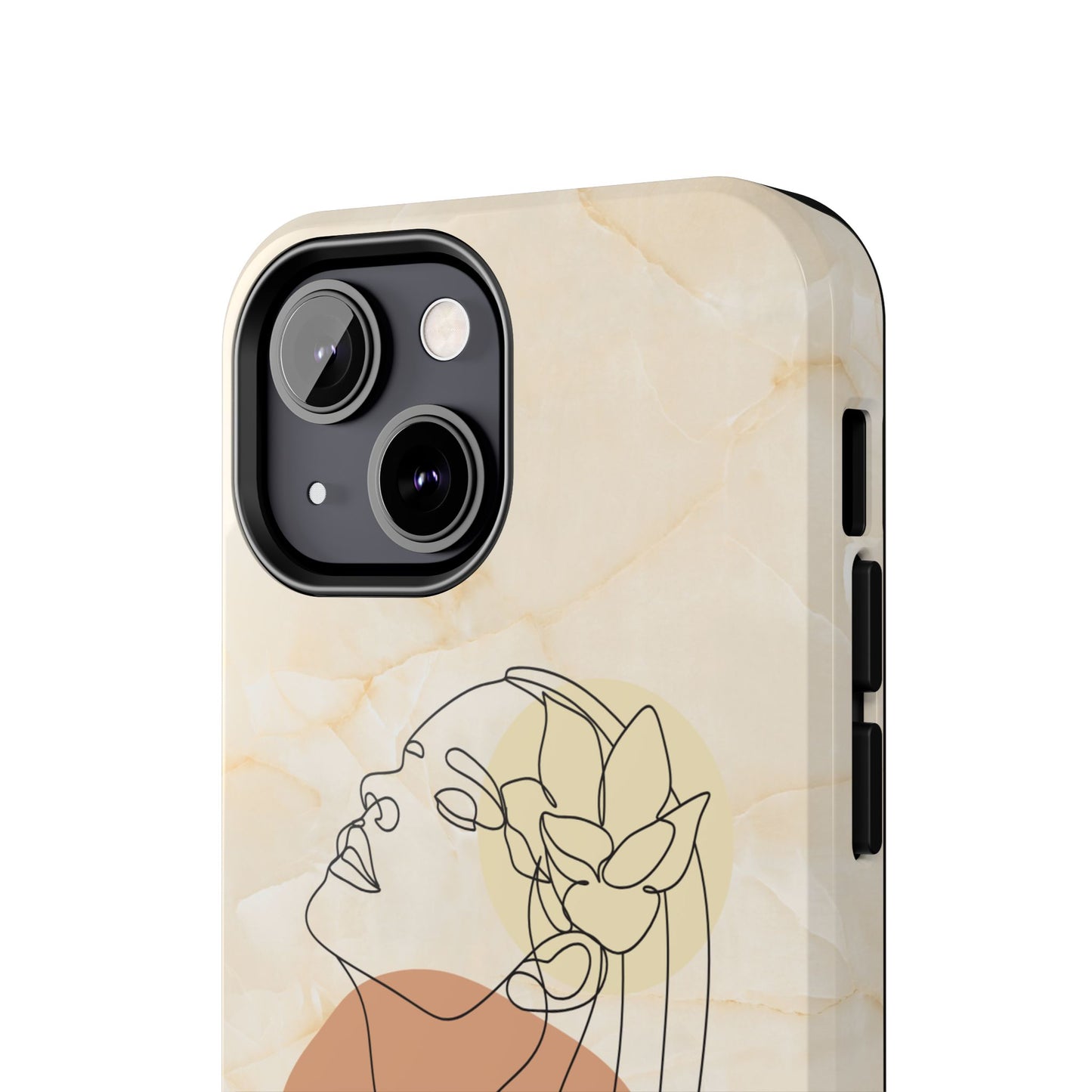 Tough Phone Case - Elegant Line Art Cover
