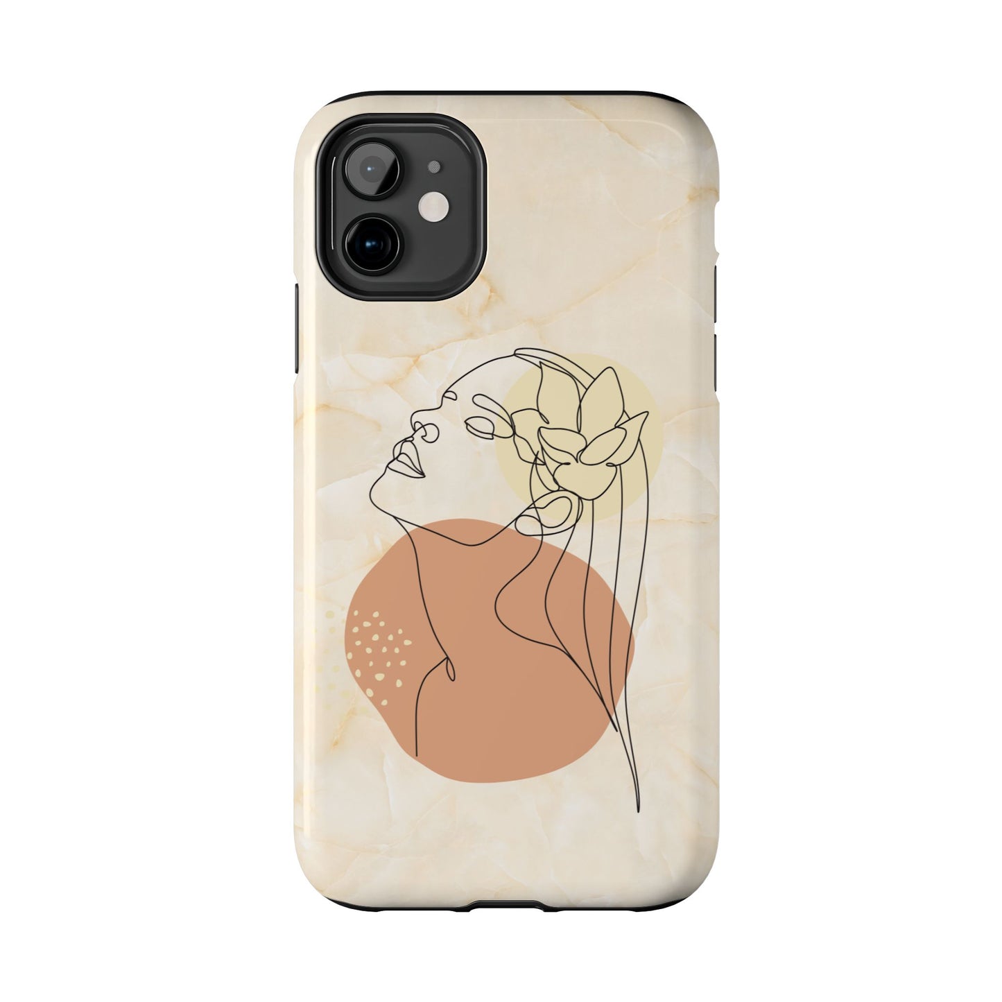 Tough Phone Case - Elegant Line Art Cover