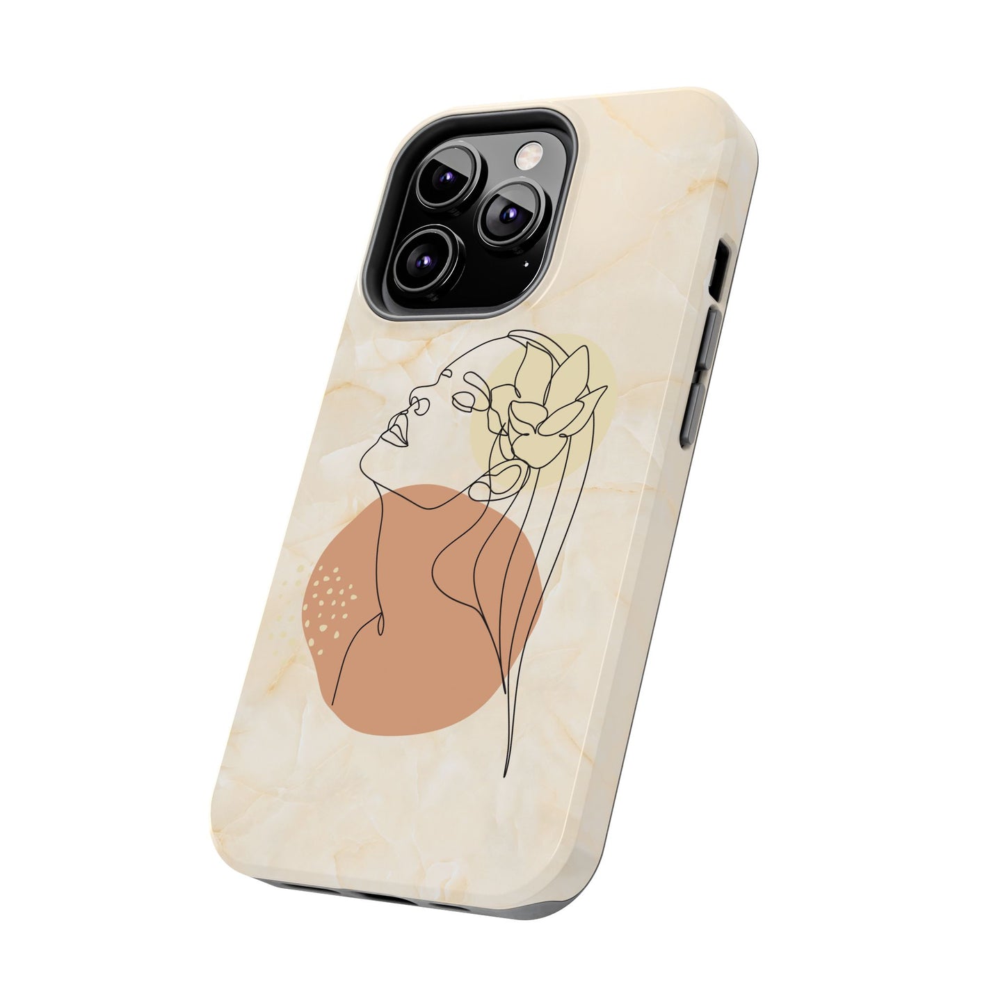 Tough Phone Case - Elegant Line Art Cover