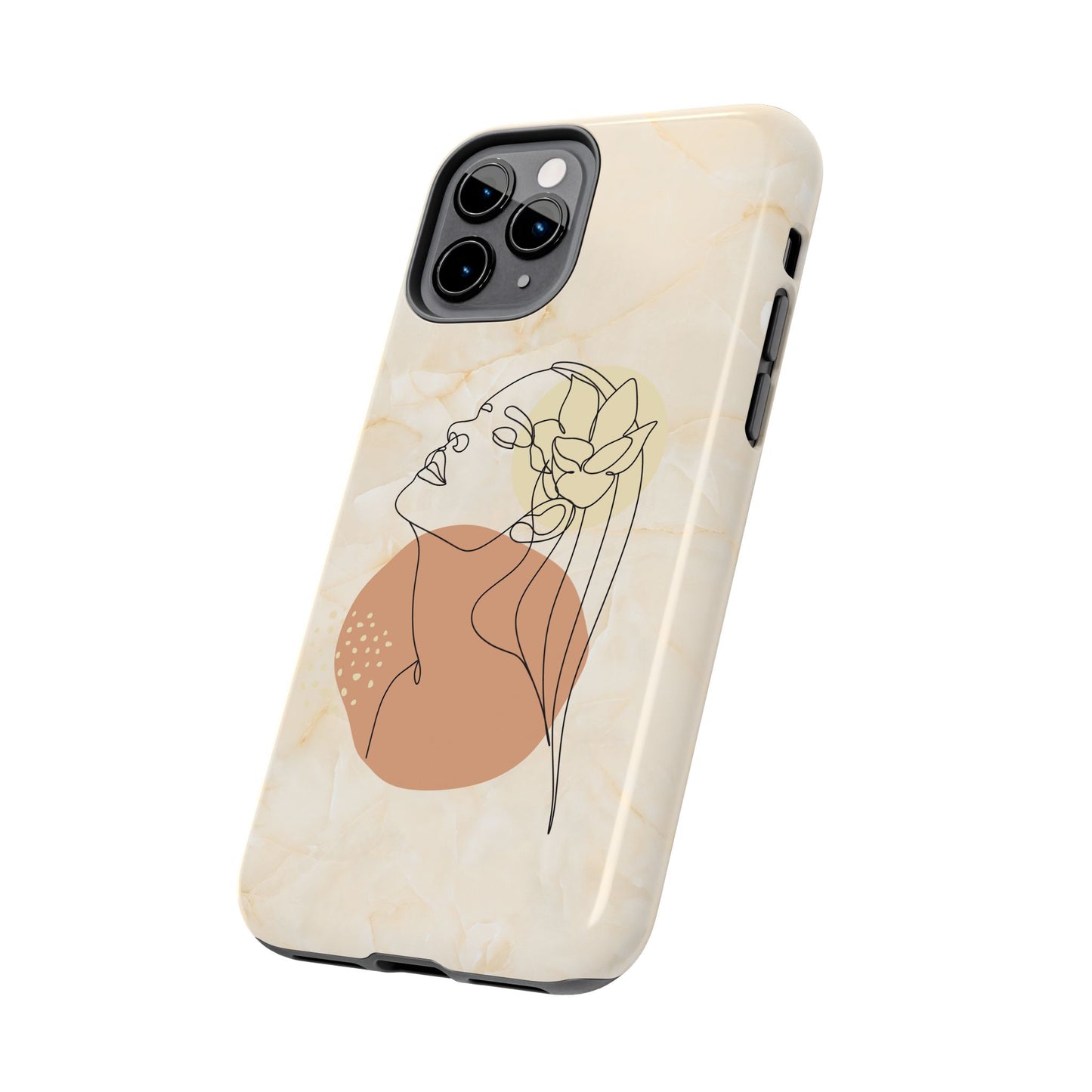 Tough Phone Case - Elegant Line Art Cover