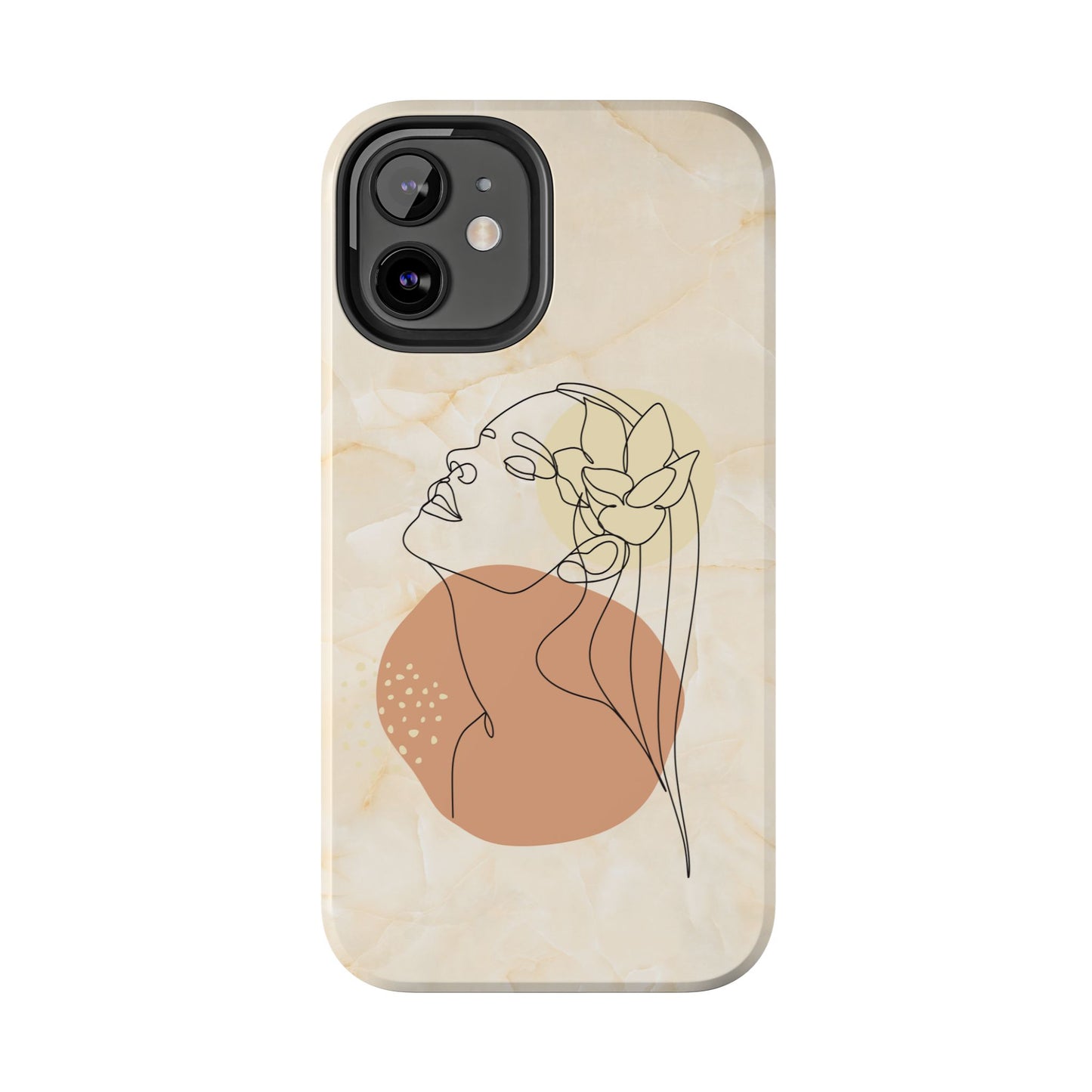 Tough Phone Case - Elegant Line Art Cover