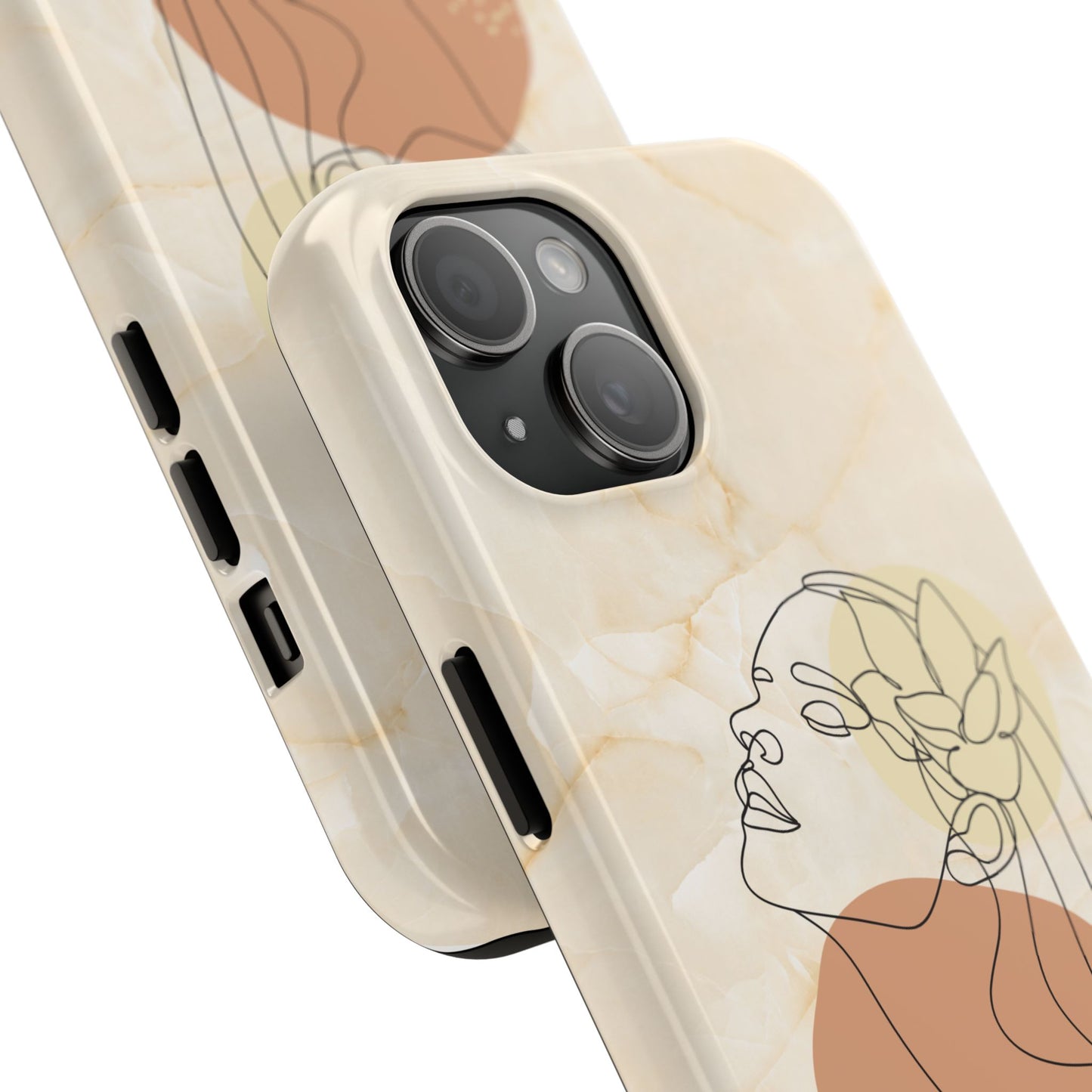 Tough Phone Case - Elegant Line Art Cover